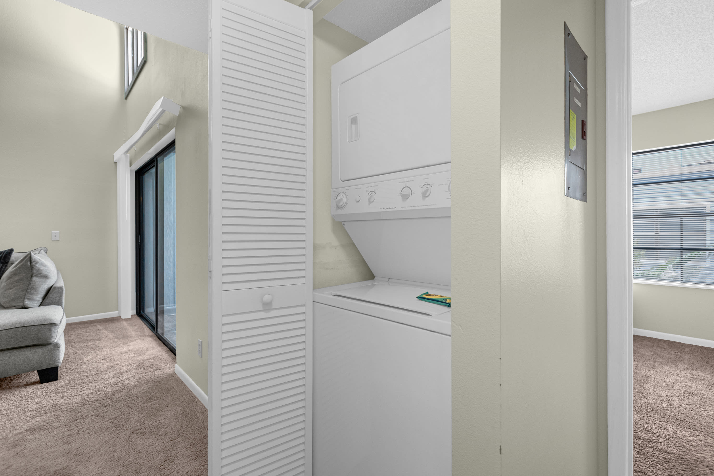 Full Sized In-Suite Laundry Machines