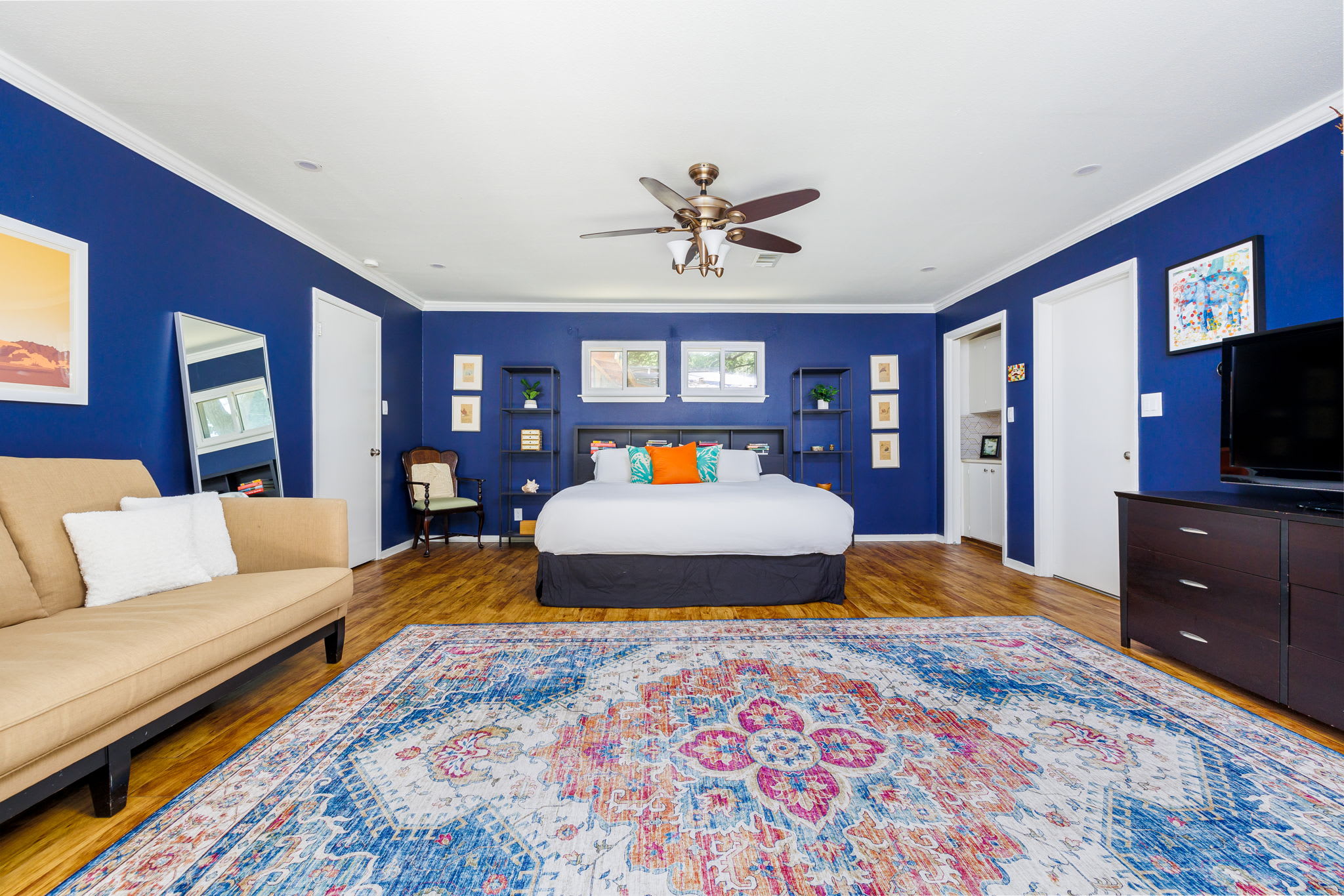 Primary Bedroom with TV