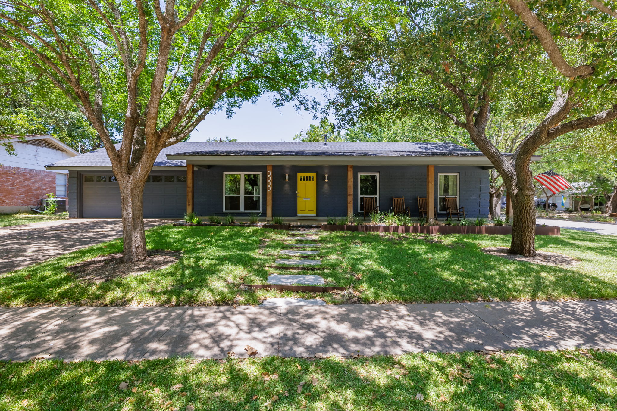 Shaded Front Yard