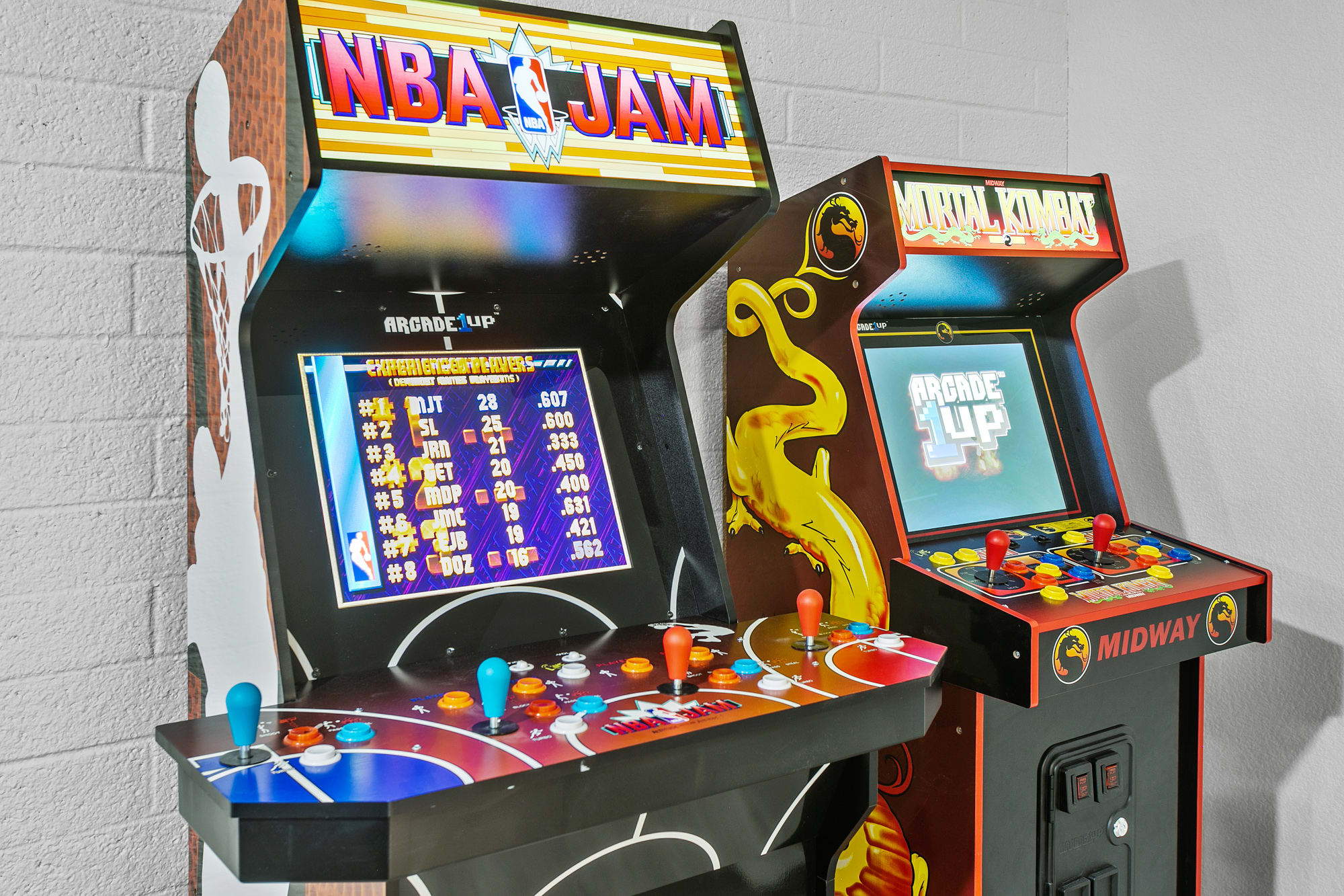 Did someone say arcade games? Play a game of NBA Jam or Mortal Combat