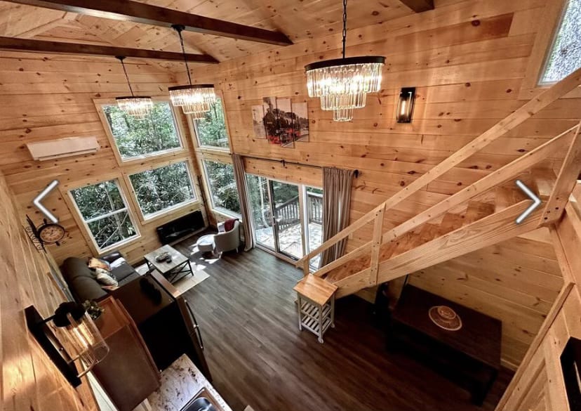 Boxcar Cabin | Hot Tub, Fire Pit, Train-Theme Stay — Stanton, KY — vacation rental