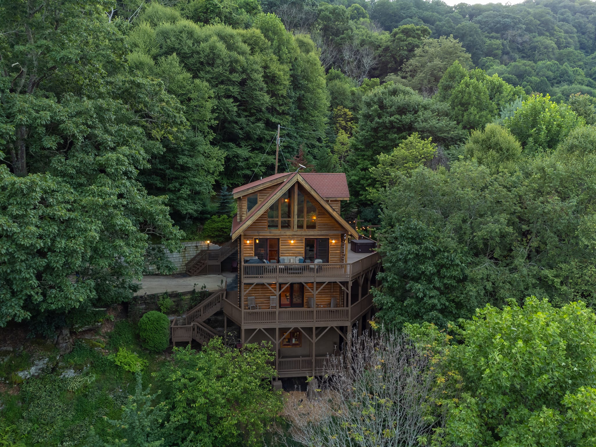 3 Story Cabin!