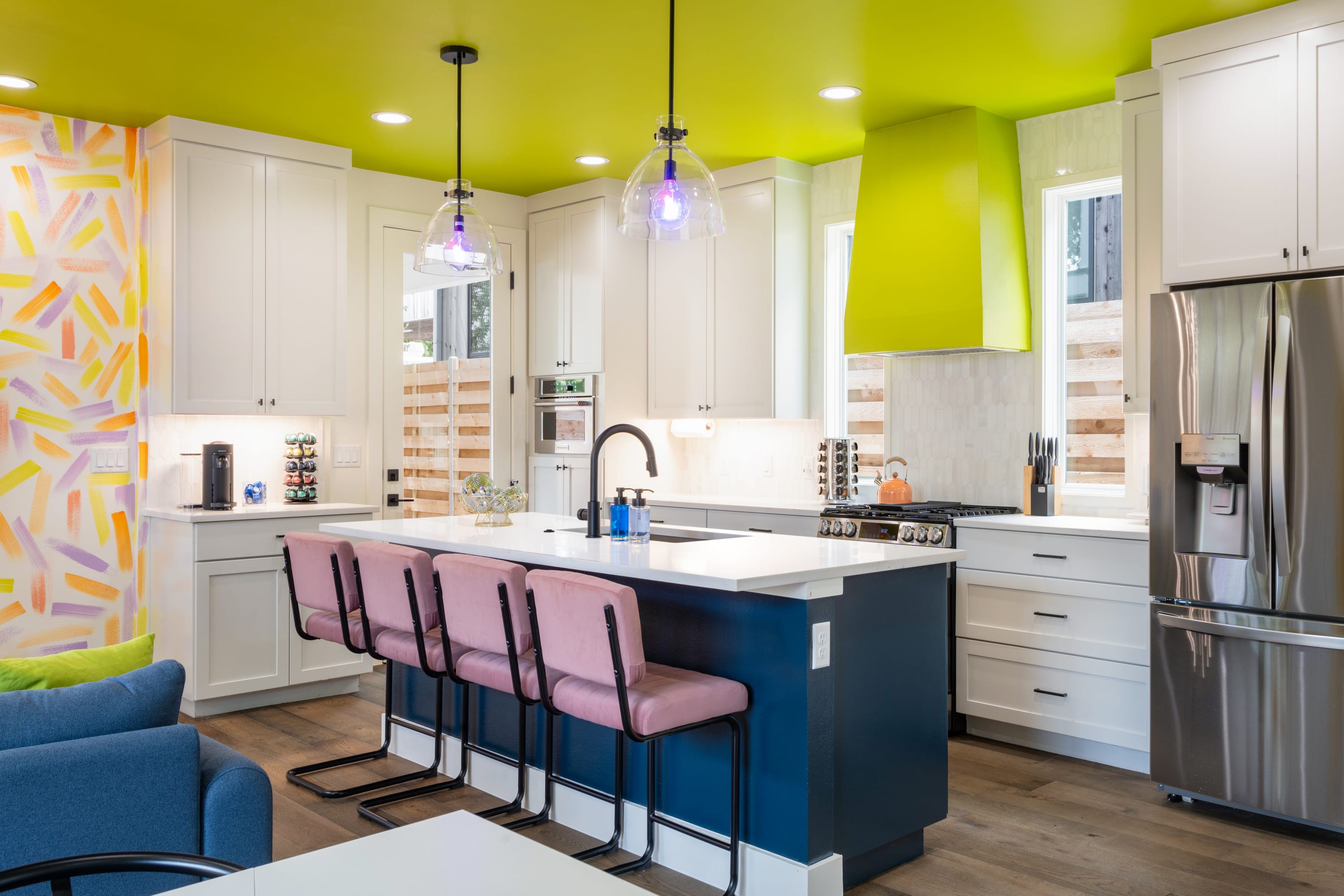 Chef's Kitchen with Island Bar Seating