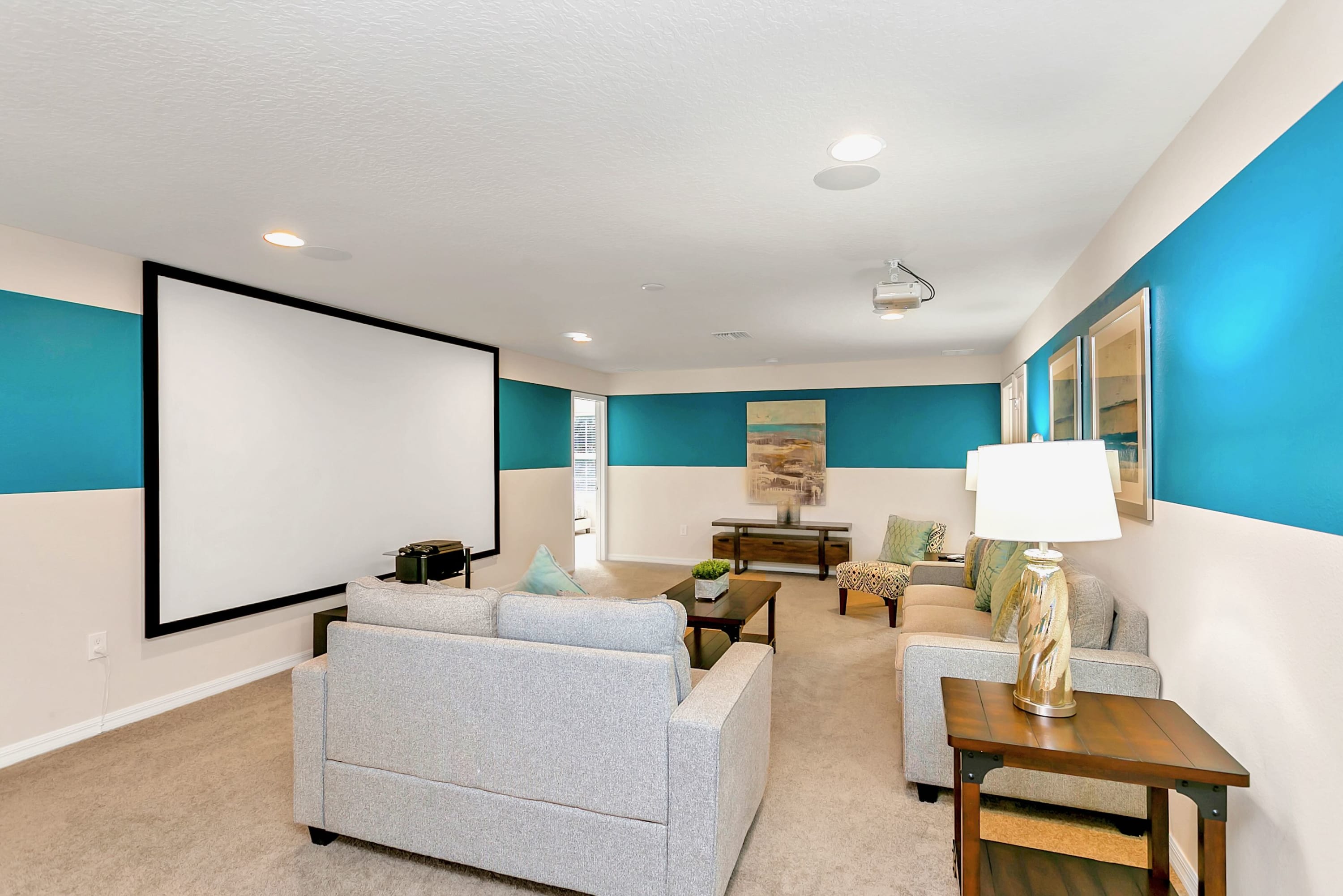 In House Movie Theatre Room