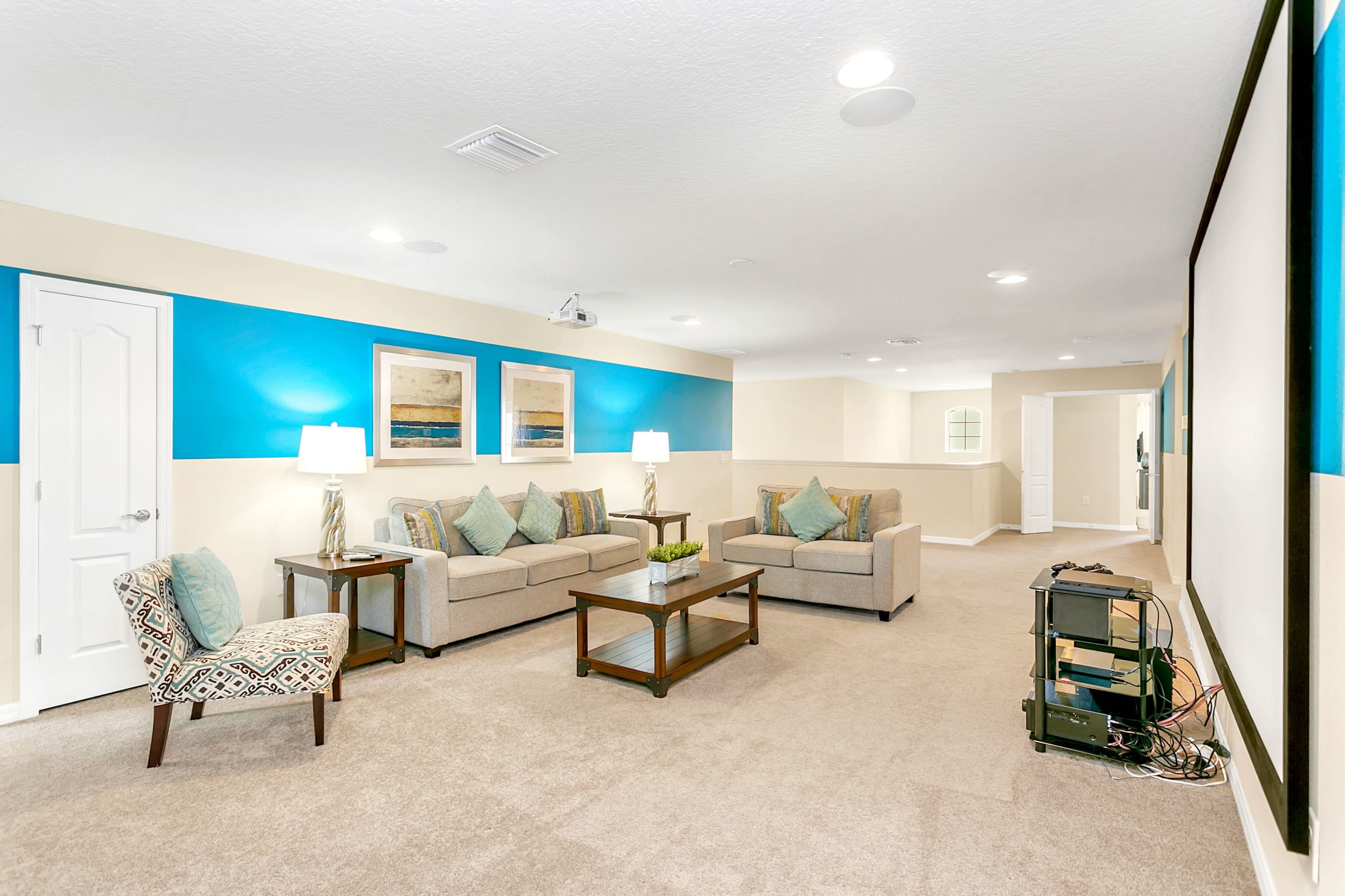 In House Movie Theatre Room