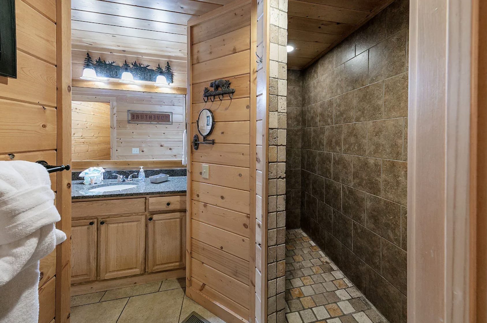 Bathroom with Large Walk In Shower