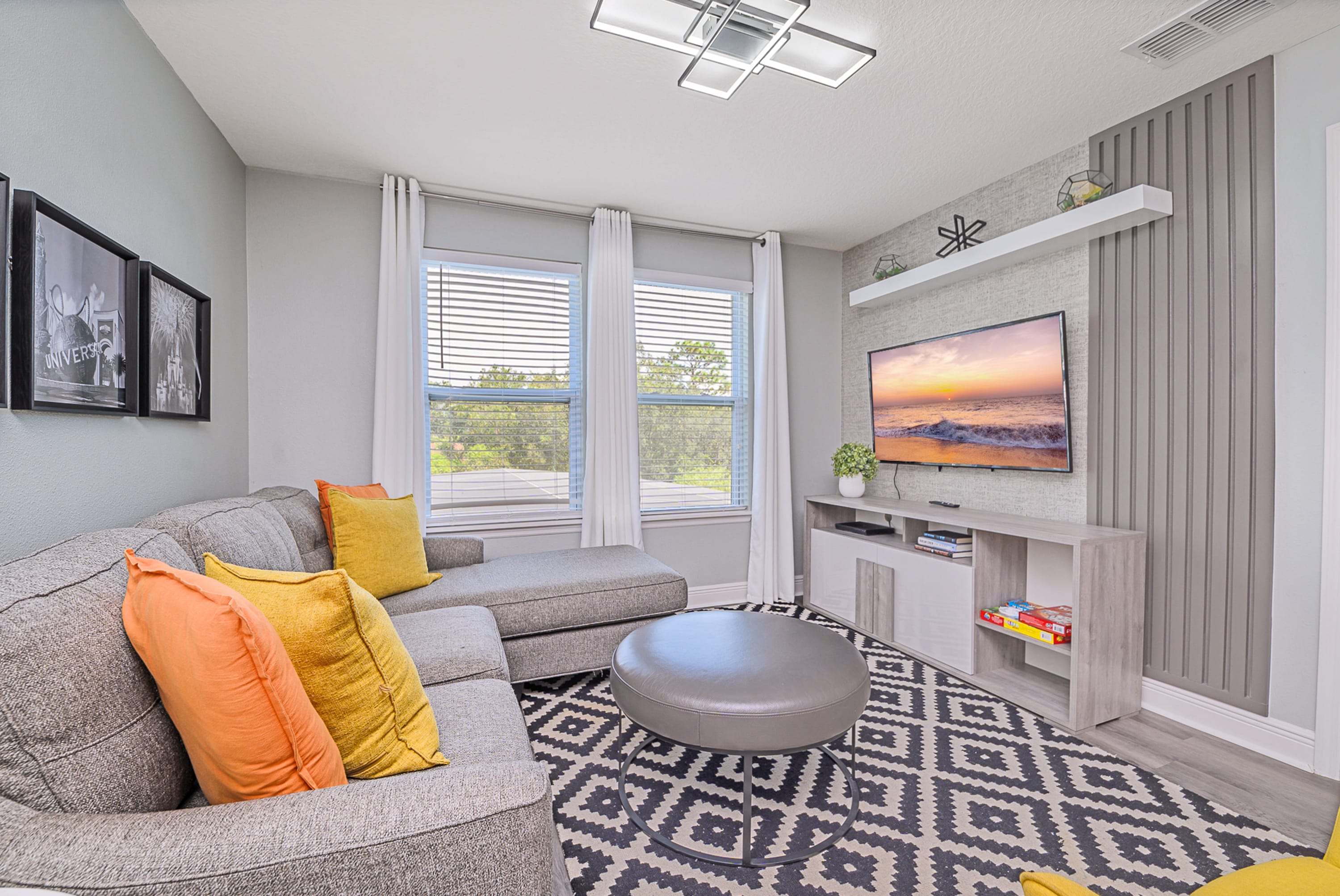 Upstairs Lounge with Big Screen TV