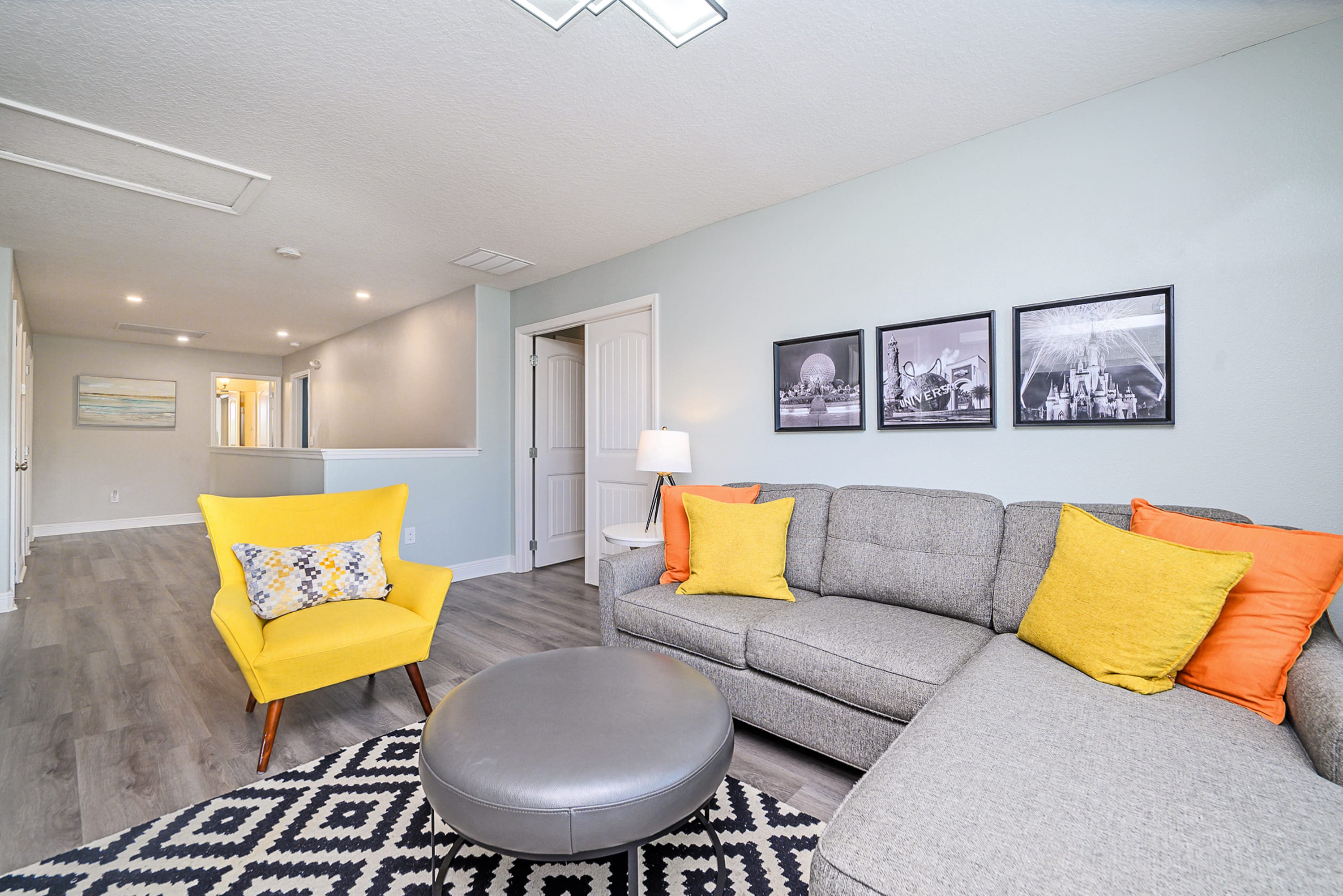 Upstairs Lounge with Big Screen TV