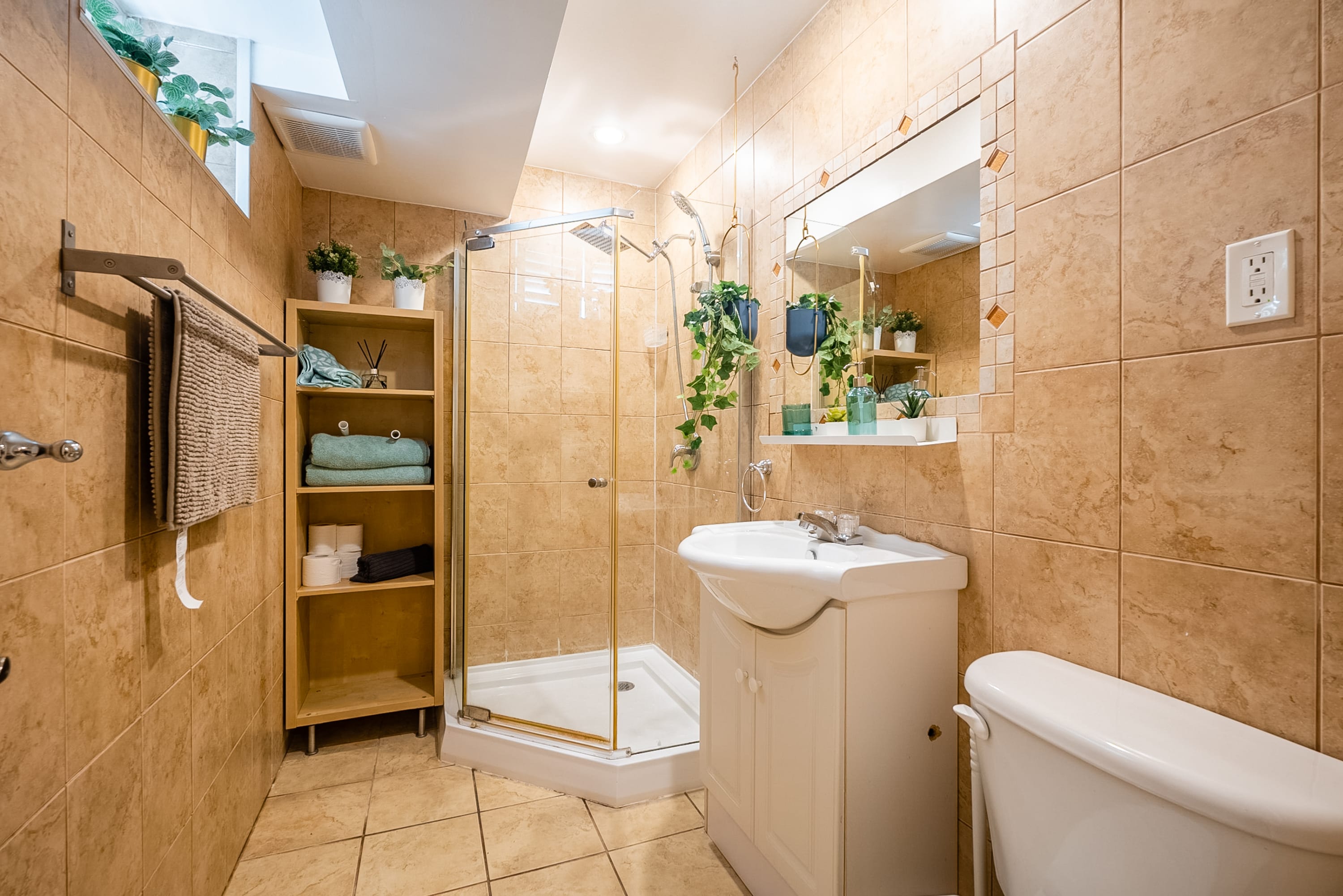 Full Bathroom with Standing Shower