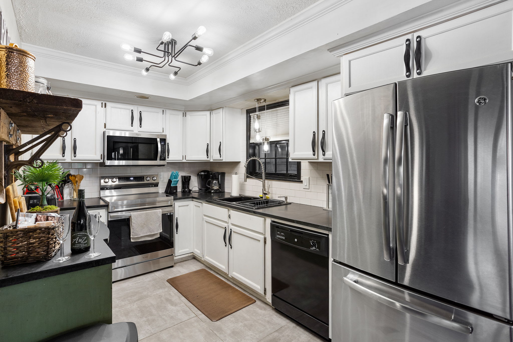 Bright and Airy Kitchen Entryway – Easy access from the dining area into the fully equipped kitchen.