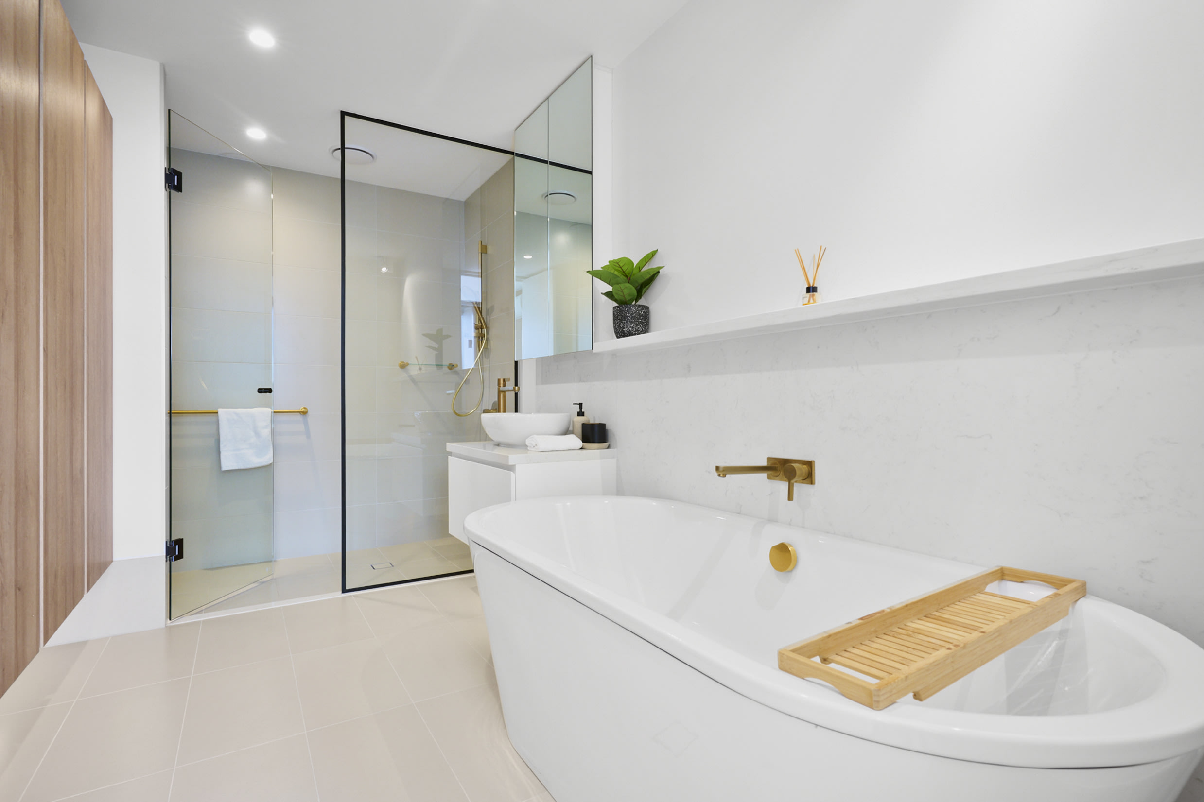 Modern and stylish bathroom