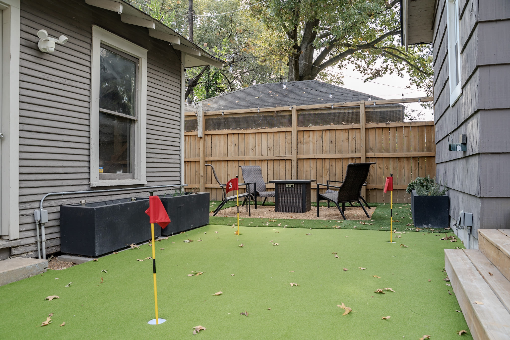 Professionally installed putt putt course