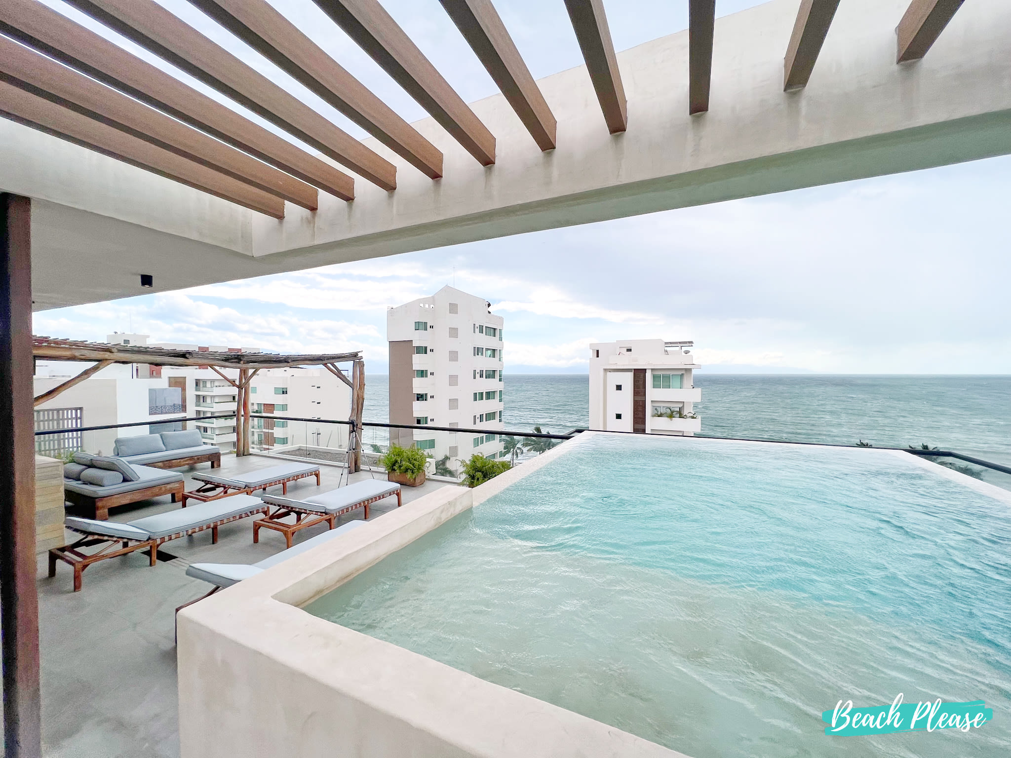 Arenka: 2BR w Private Pool & Sunset Rooftop | Bucerías | Beach Please ...