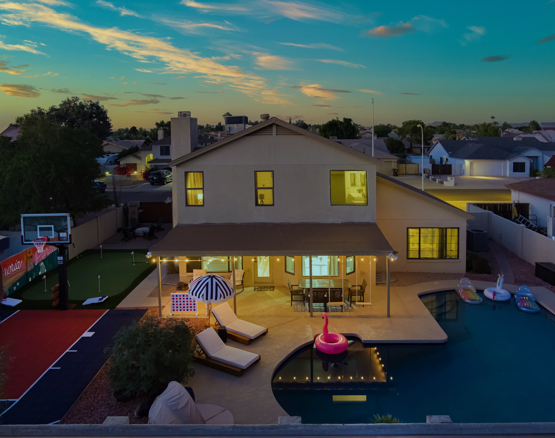 Peoria Paradise at Sunset!