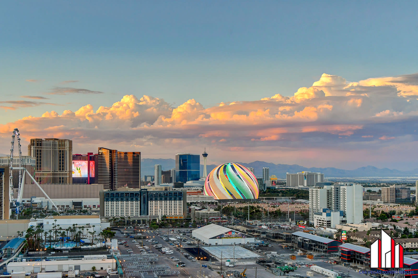 MGM Signature-33-805 F1 Track & Strip View Balcony — Las Vegas, NV — vacation rental