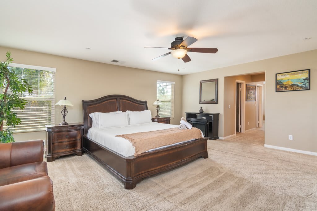 Primary king bedroom