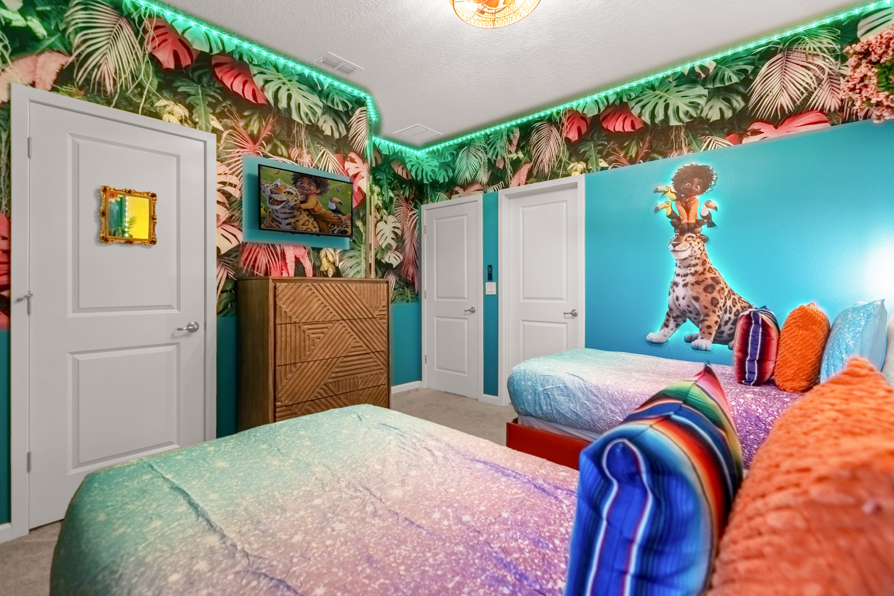Kids will love the theme bedrooms!