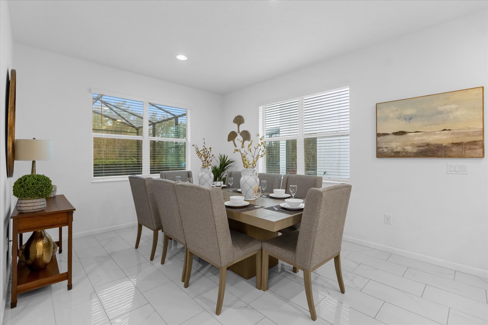 Modern Dining Area Designed For Comfort And Style