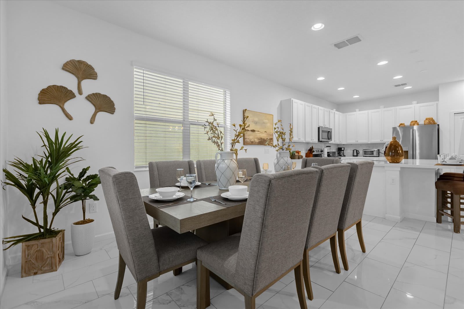 Host Memorable Meals In This Elegant Dining Area With Ample Seating