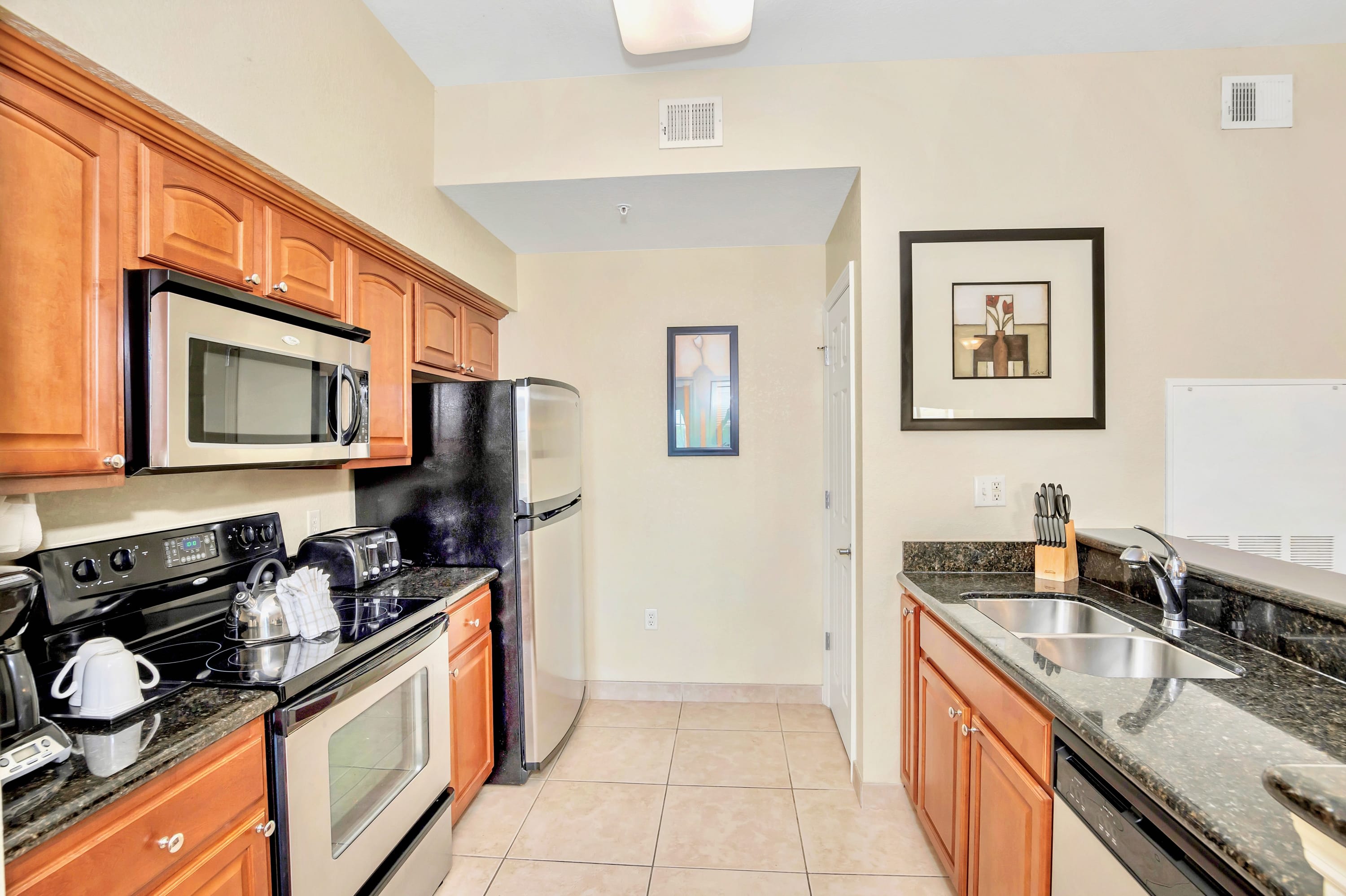 Open Kitchen Leading To The Dining And Living Room For Easy Entertaining
