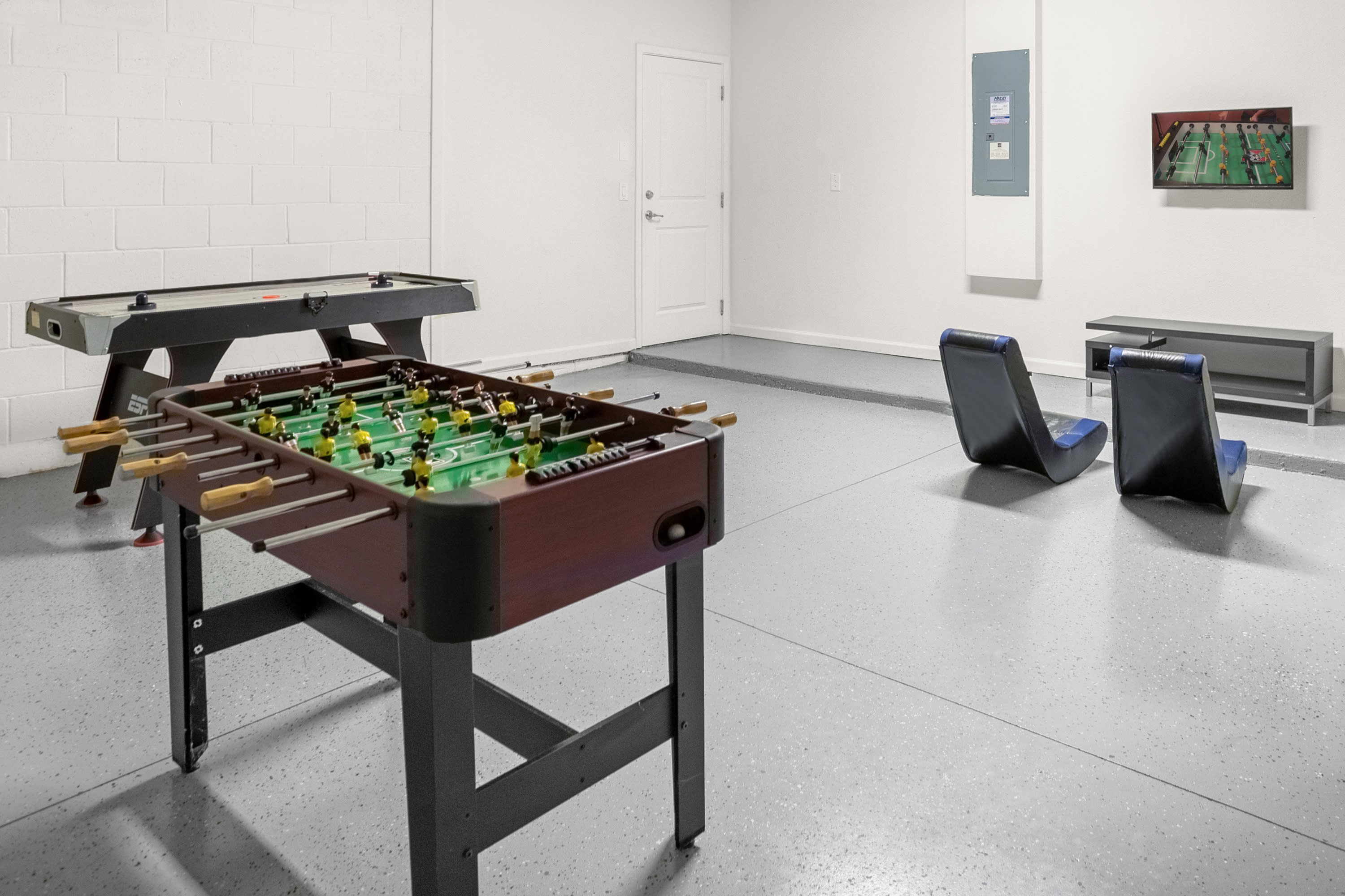 Games Room with Foosball and More!
