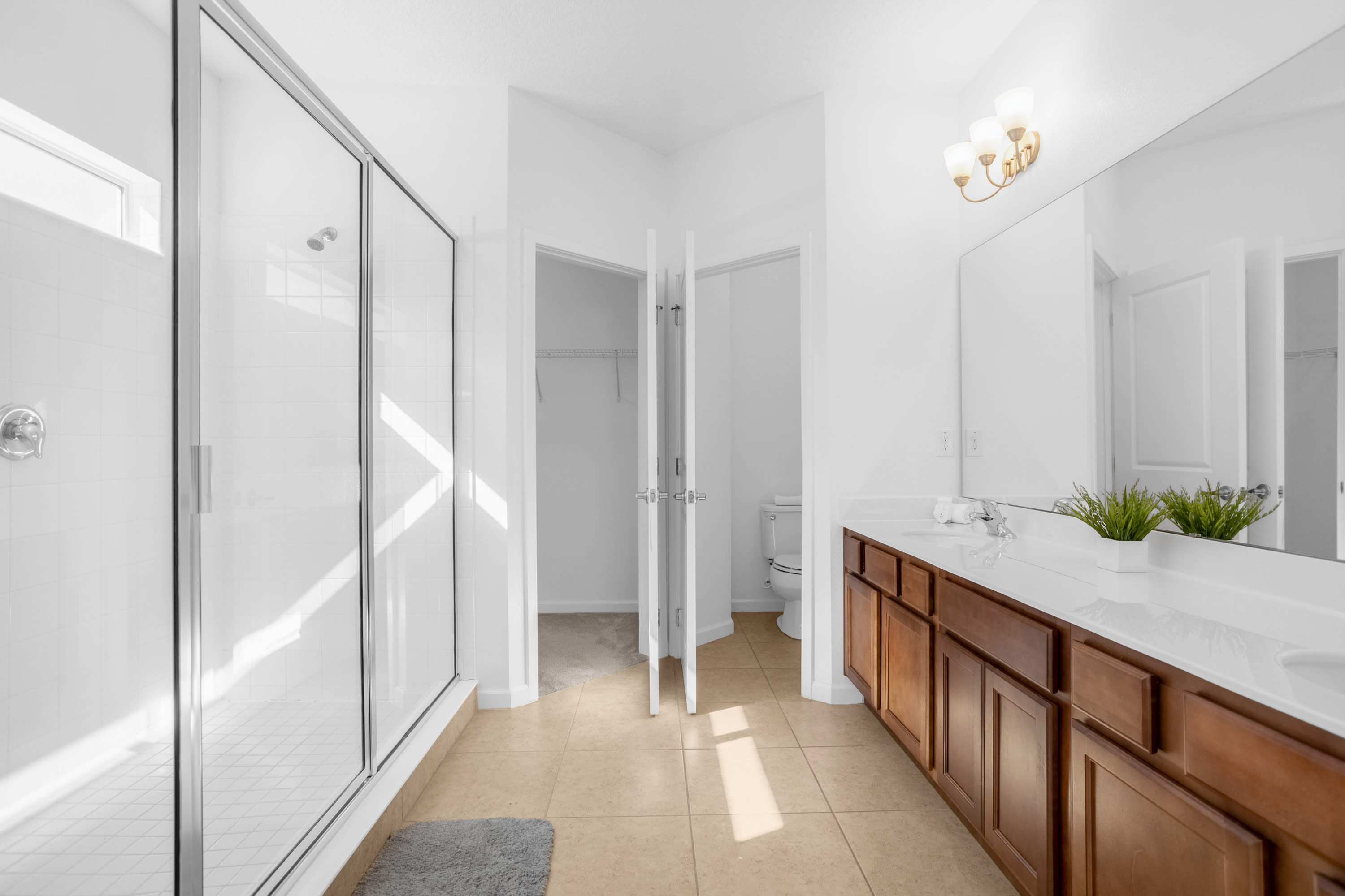 Spacious Bathroom with Double Vanity