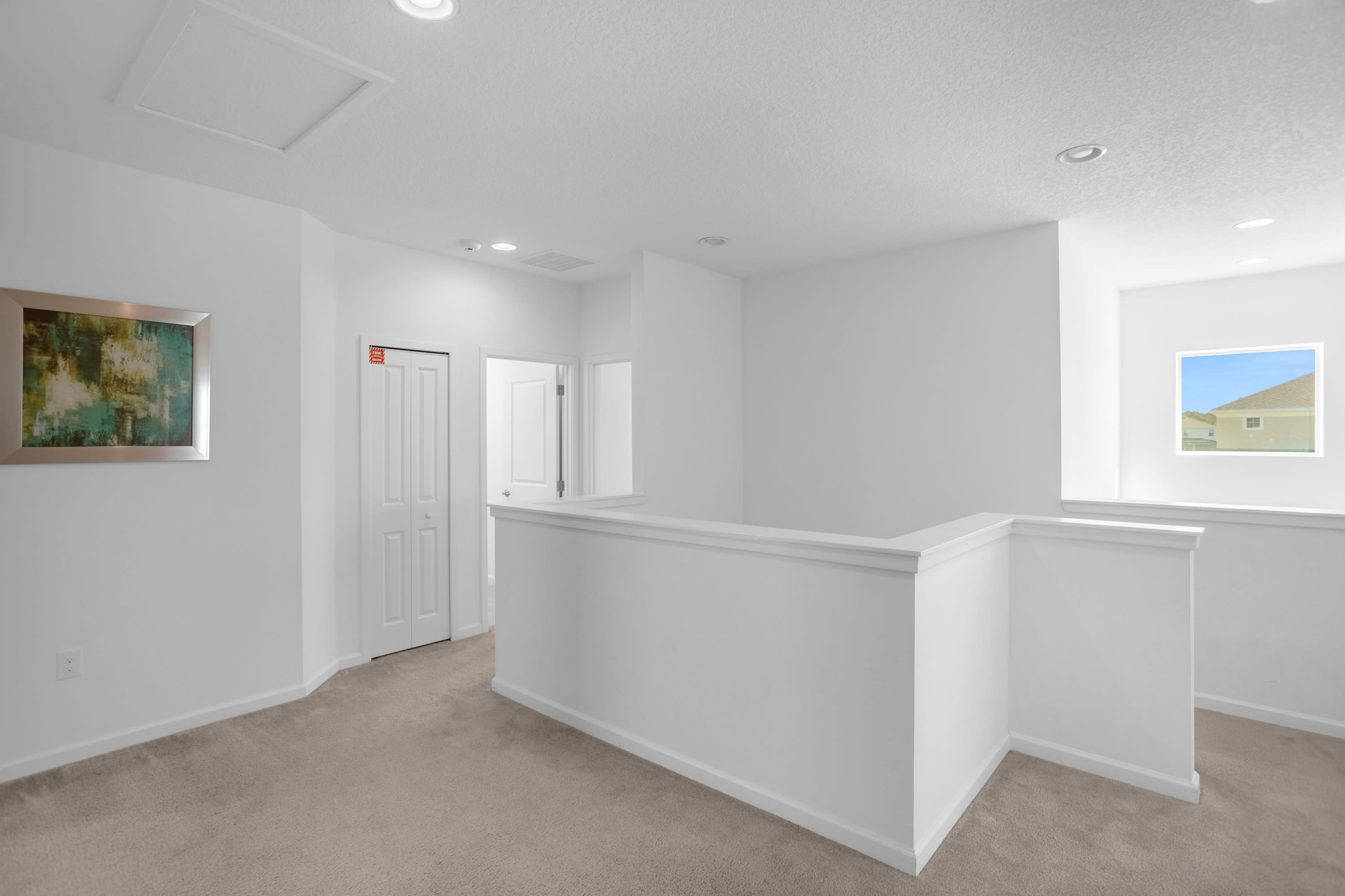 Spacious Upstairs Landing With Modern Touches