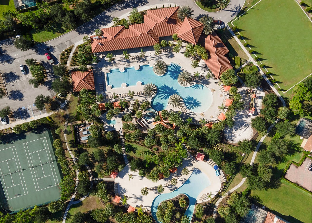 The resort offers tennis courts, a soccer field, a lazy river, a large heated resort pool, and so much more!