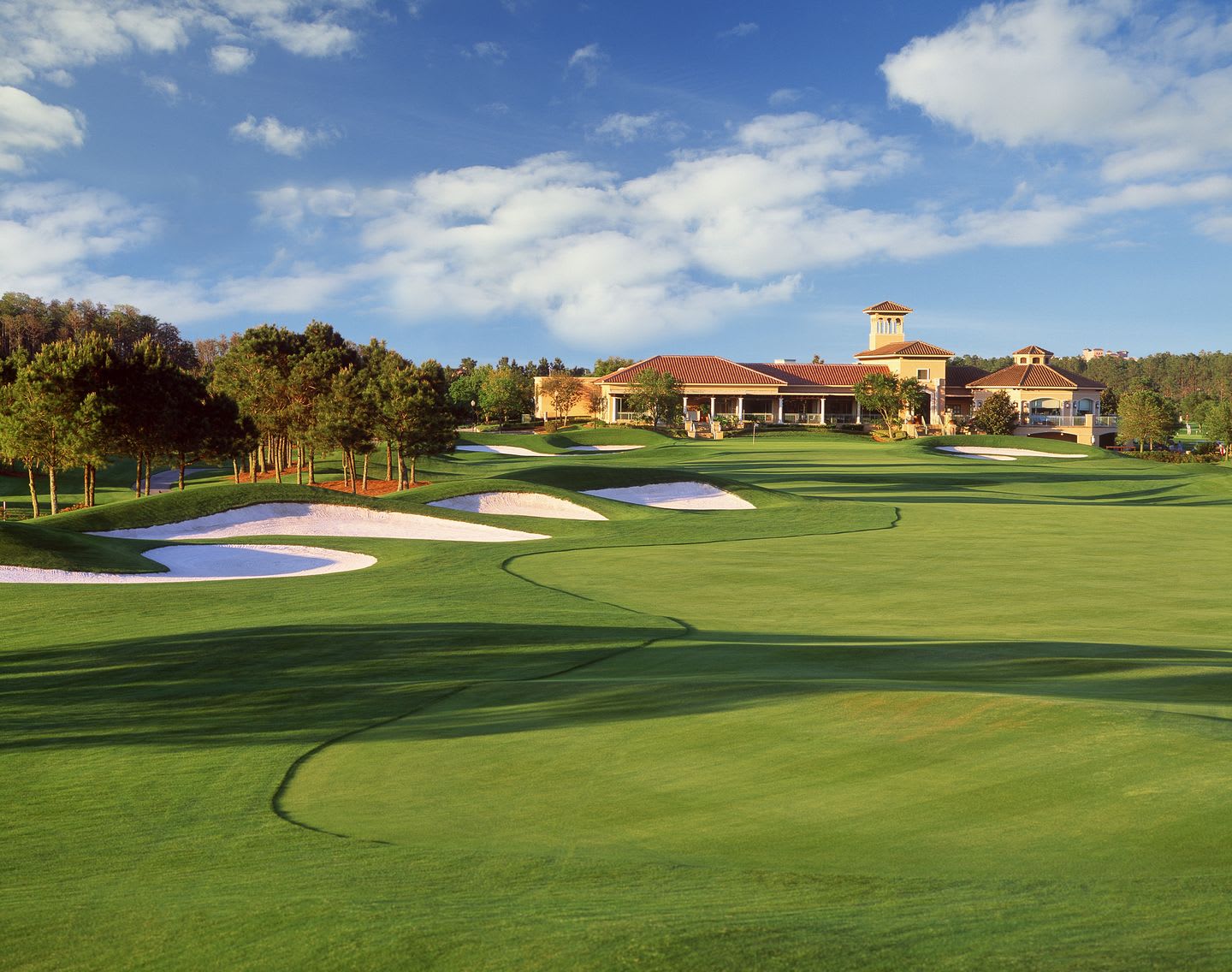 You'll be nearby Falcon's Fire Golf Course