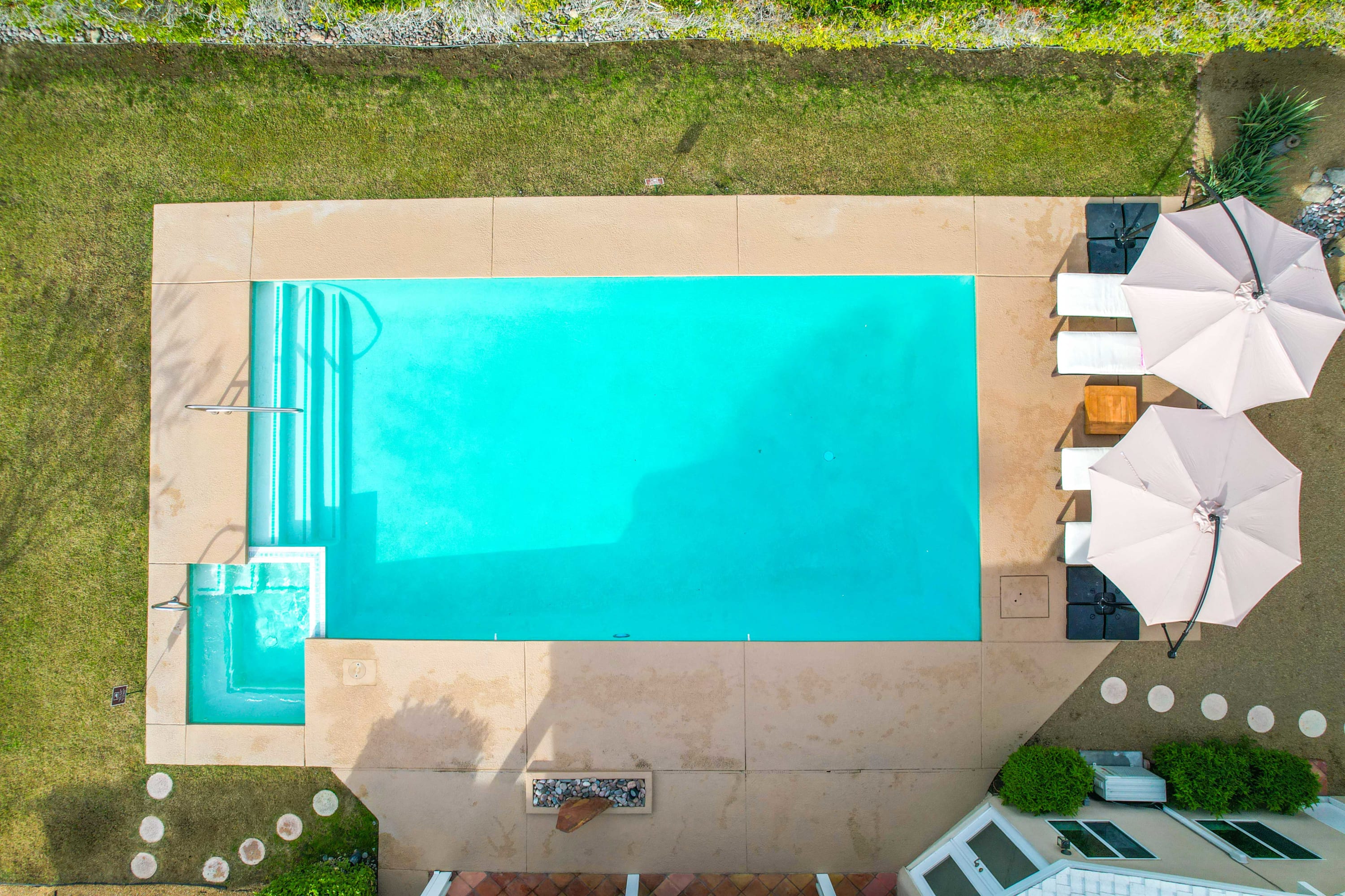 Tahquitz River Estates Oasis | Walled In Pool+Spa