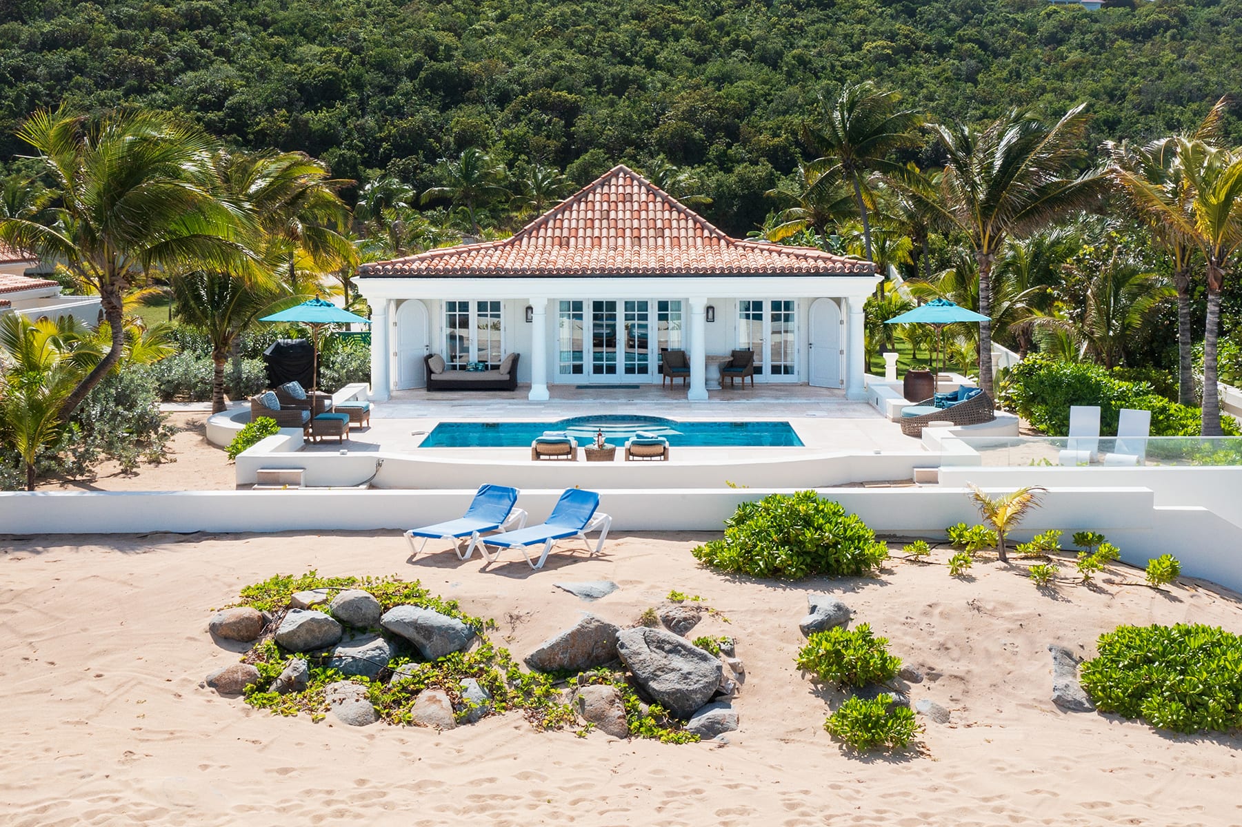 Les Palmiers - Romantic villa on Baie Rouge Beach