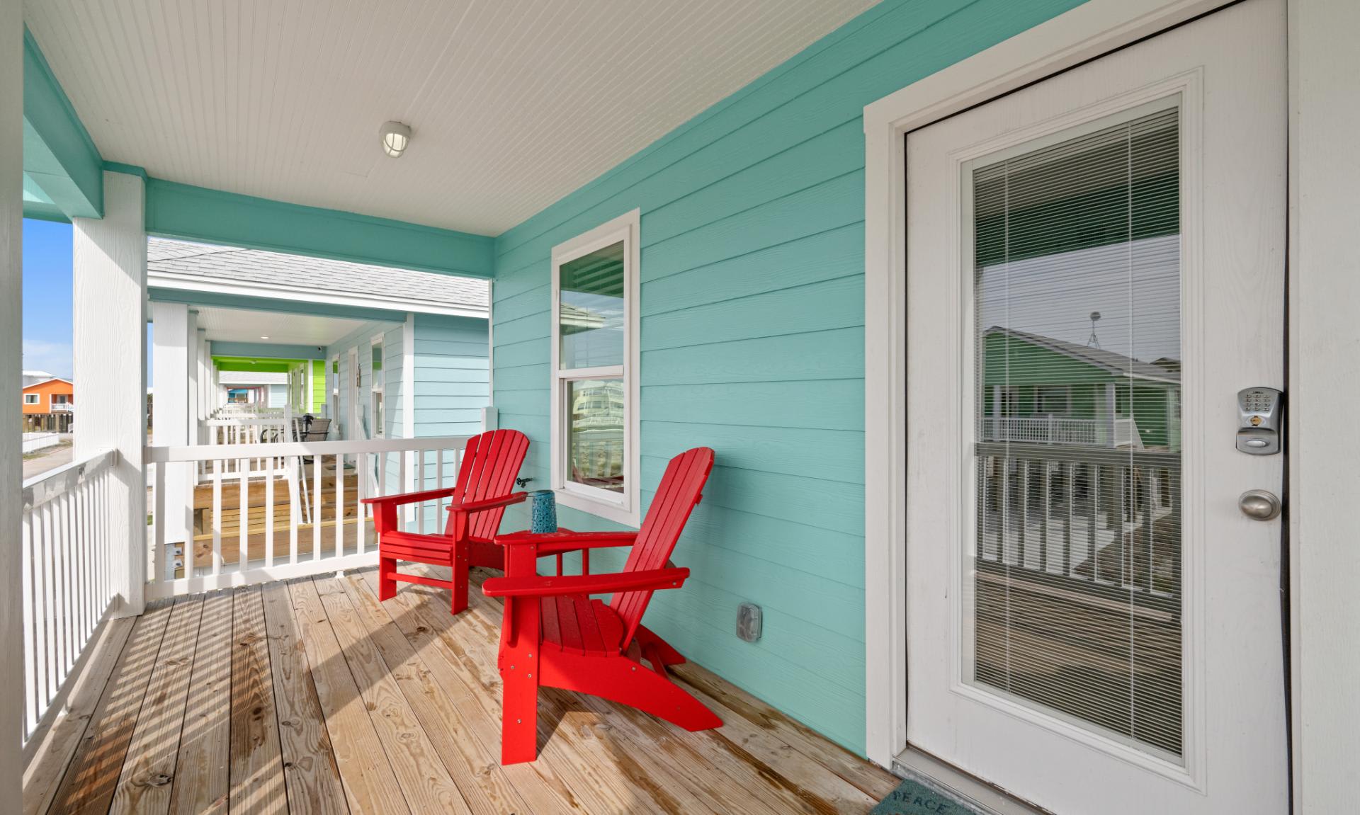 Pool, patio and bunks | The Green Casita - Portoro