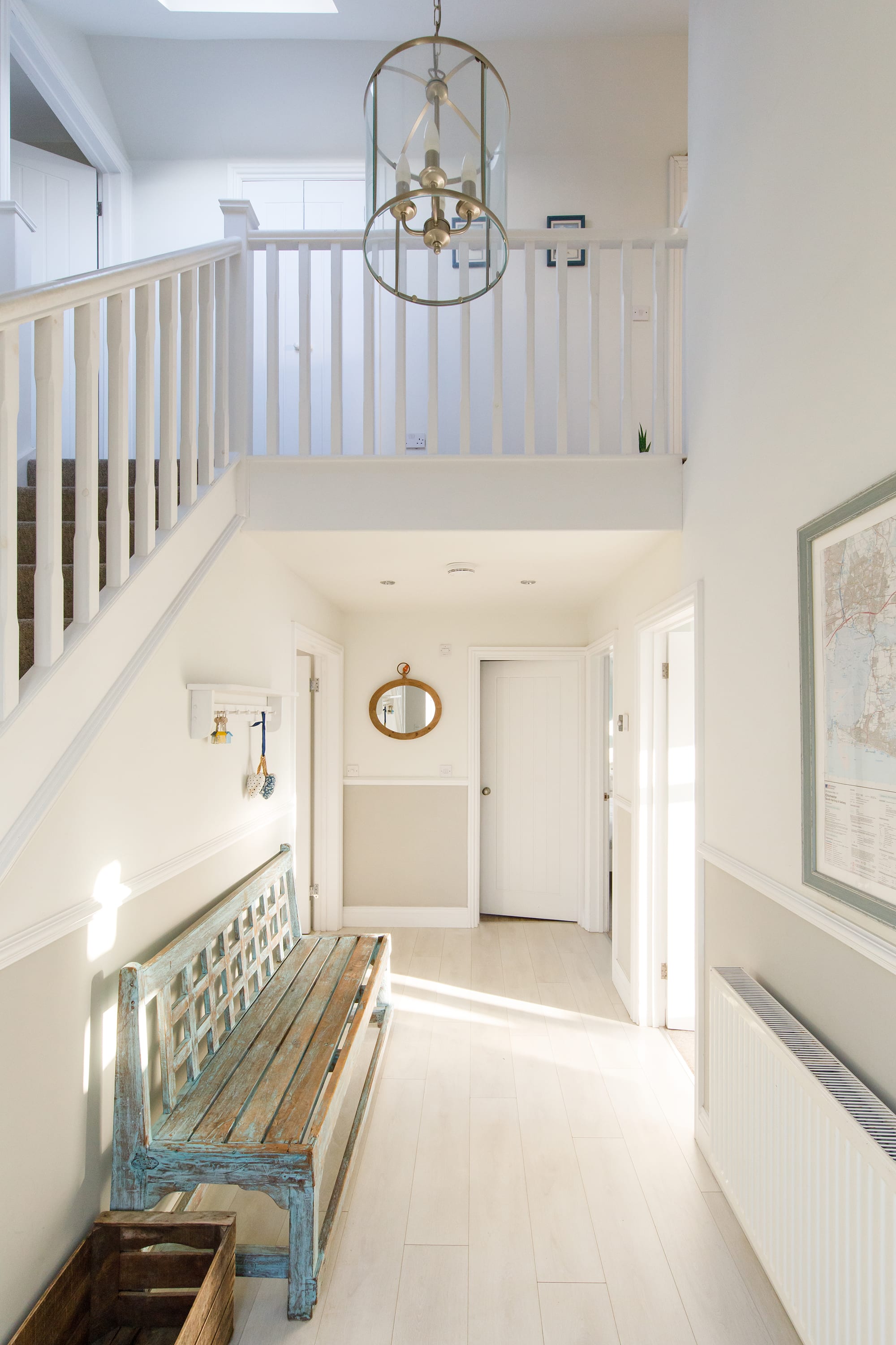 Venture upstairs to find two further bedrooms.