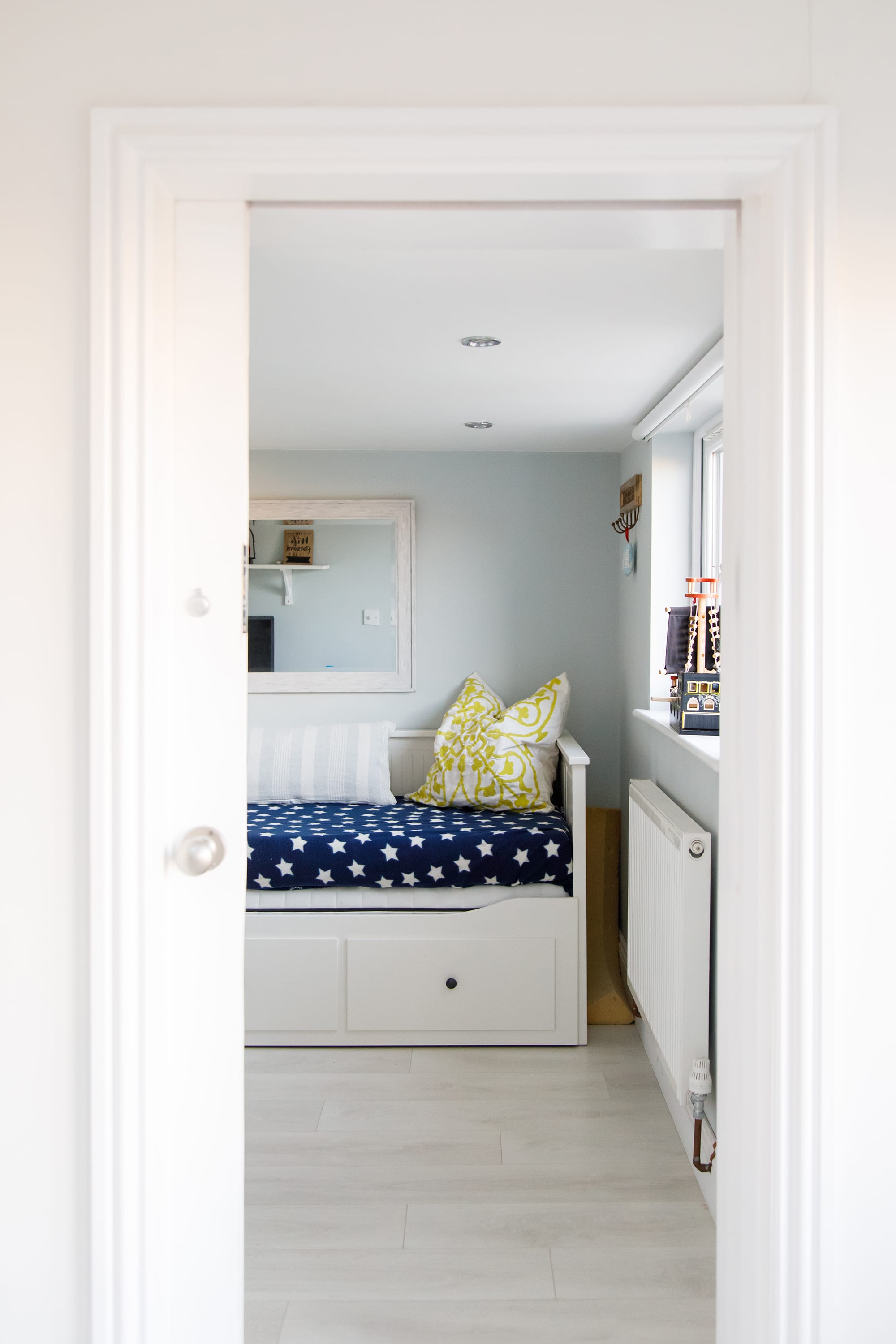 Off from the living area, you'll find the snug. A play room, hang out area or separate bedroom for a teen.