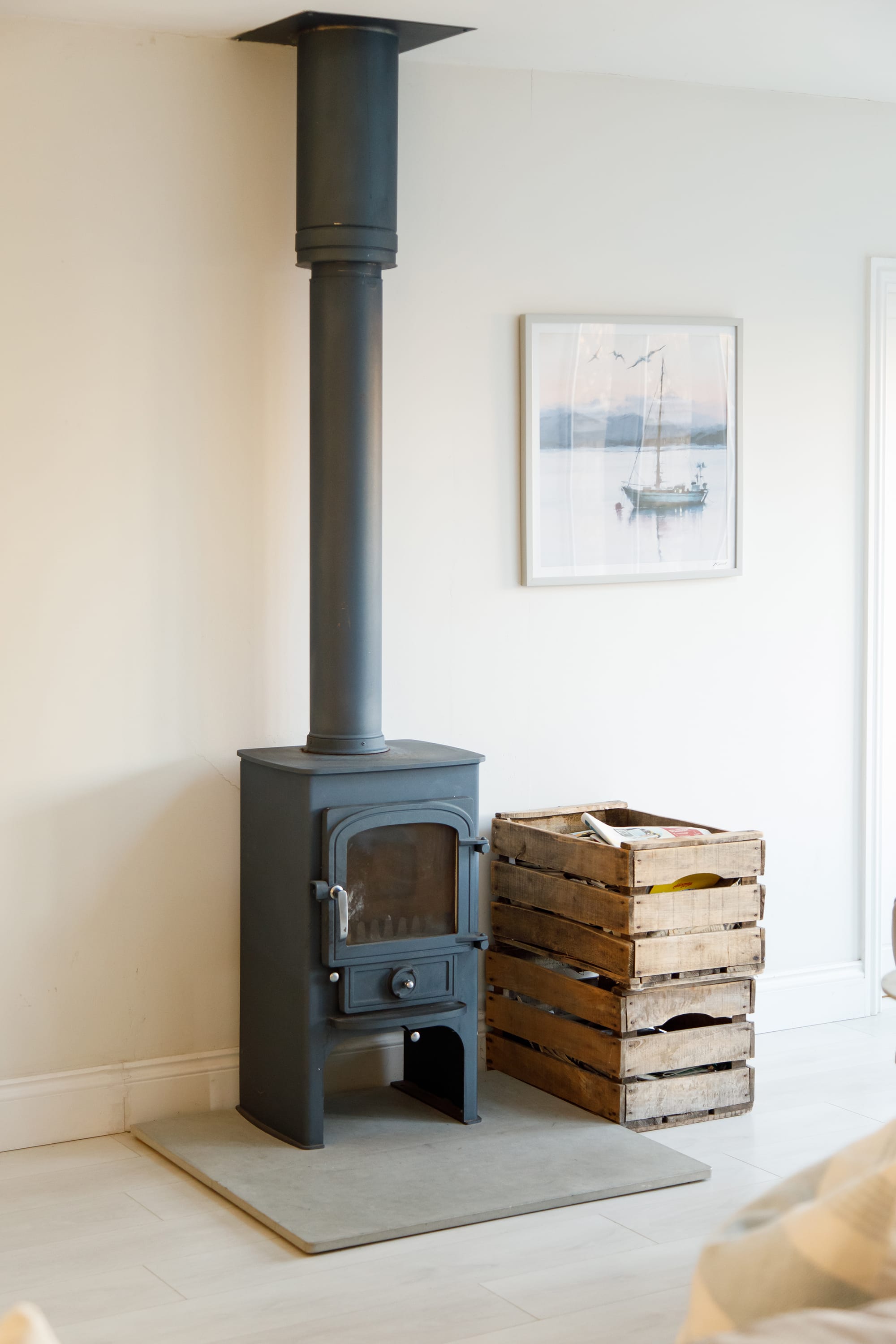 Feel free to light the log burner and enjoy a roaring fire on cooler nights.