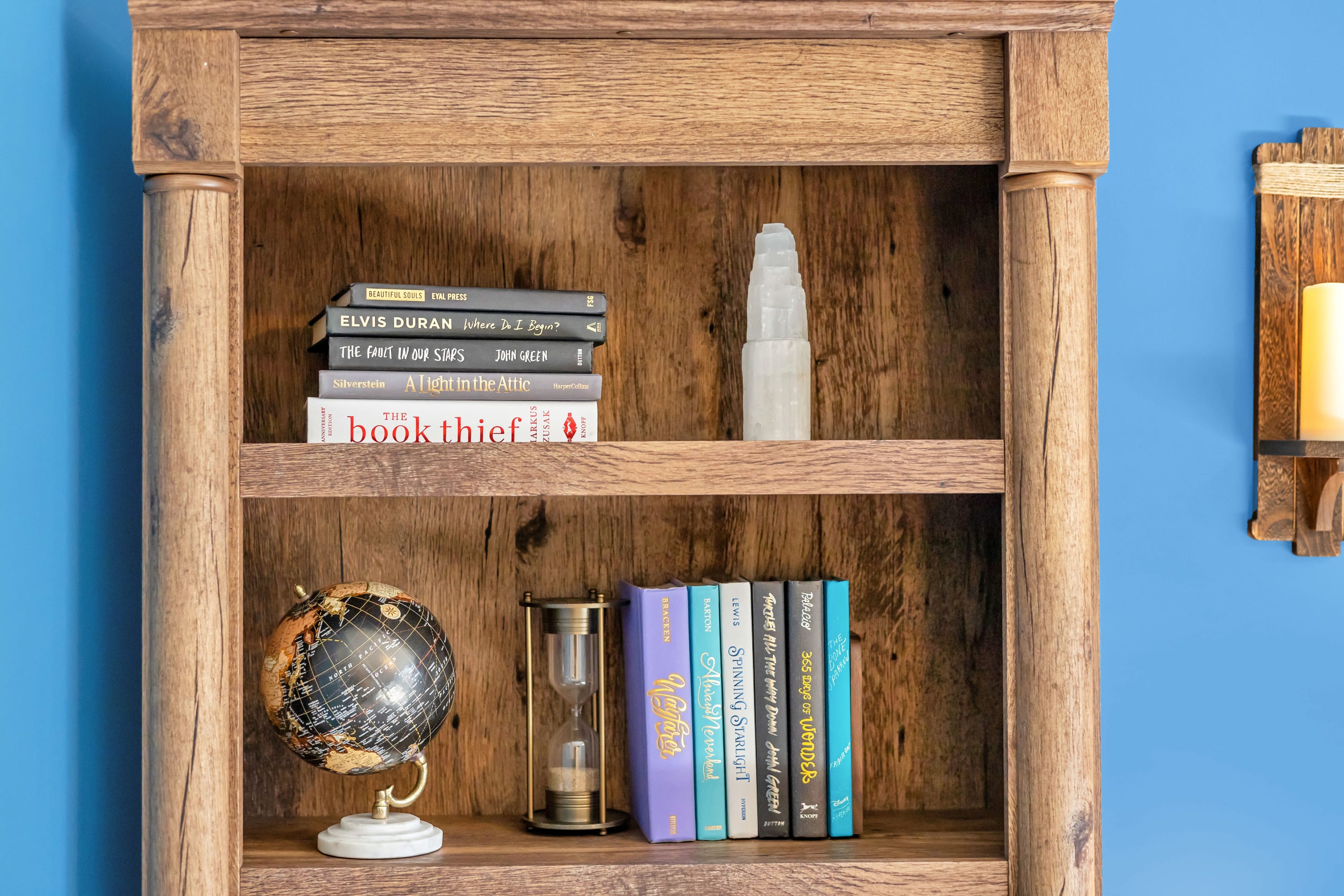 Lose yourself in a good book. This house has many.