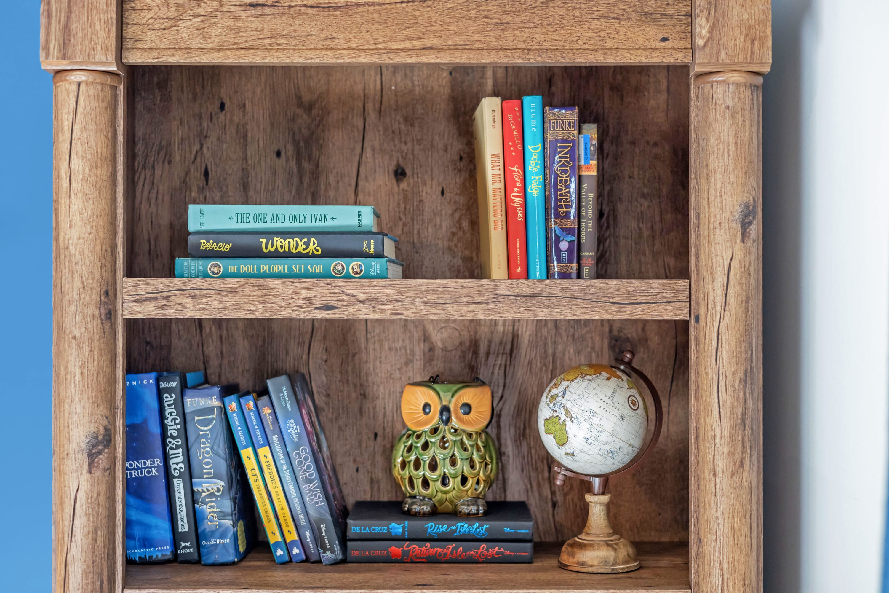 Lose yourself in a good book. This house has many.