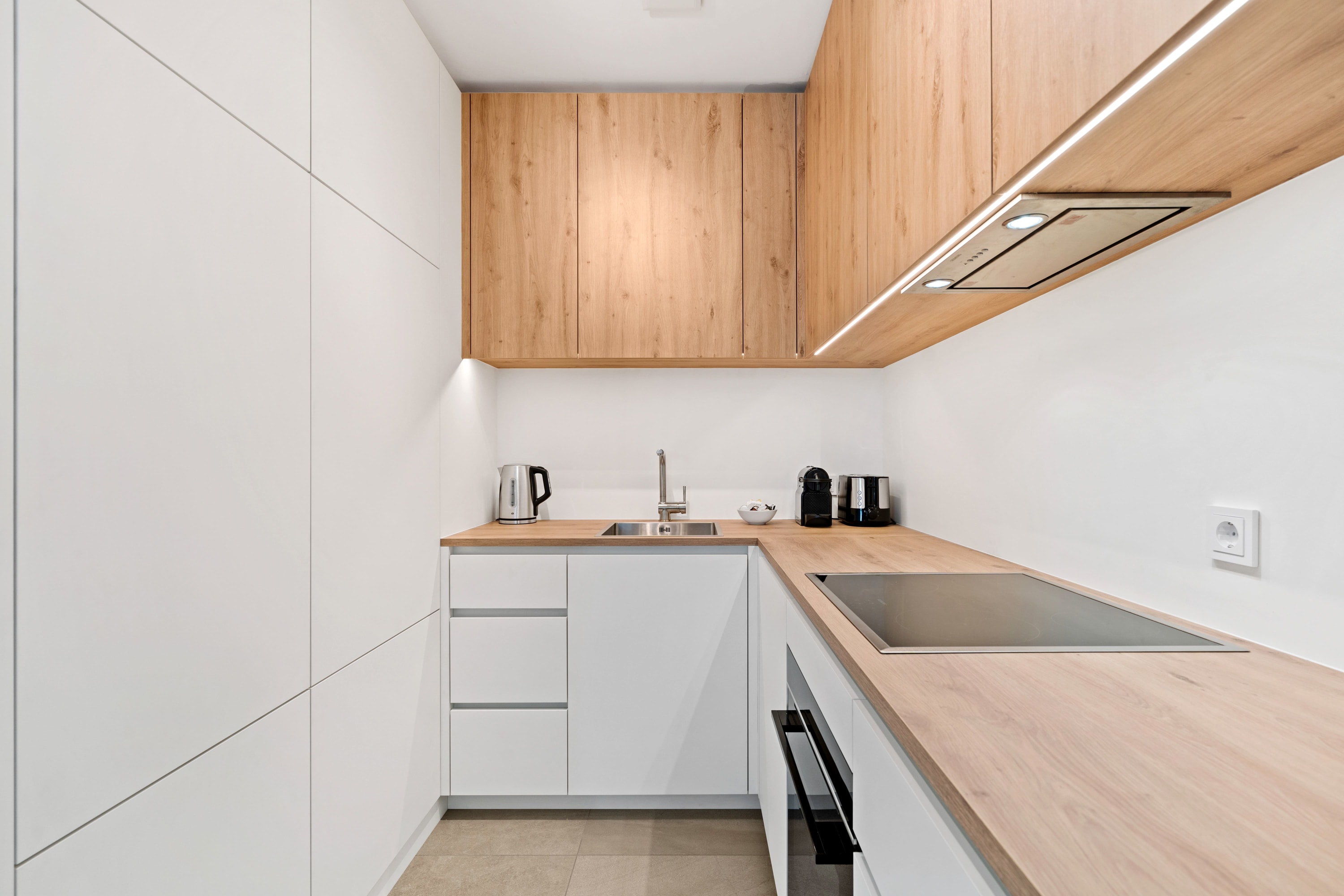 Prepare your favorite meals in our bright kitchen, complete with all the essentials.