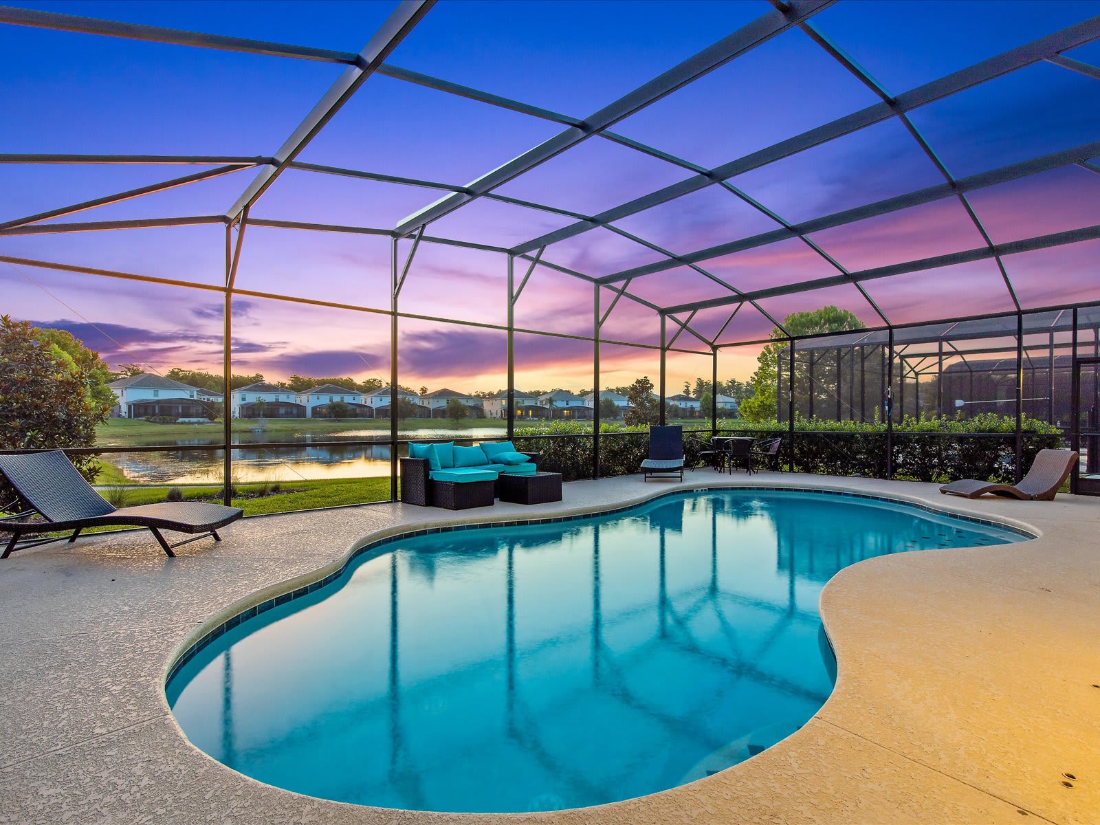 6BR resort home w/ heated pool & themed rooms