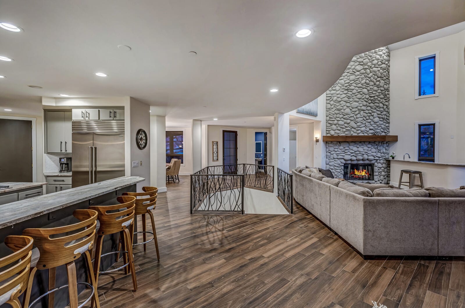 Mountain home w/riverfront & patio