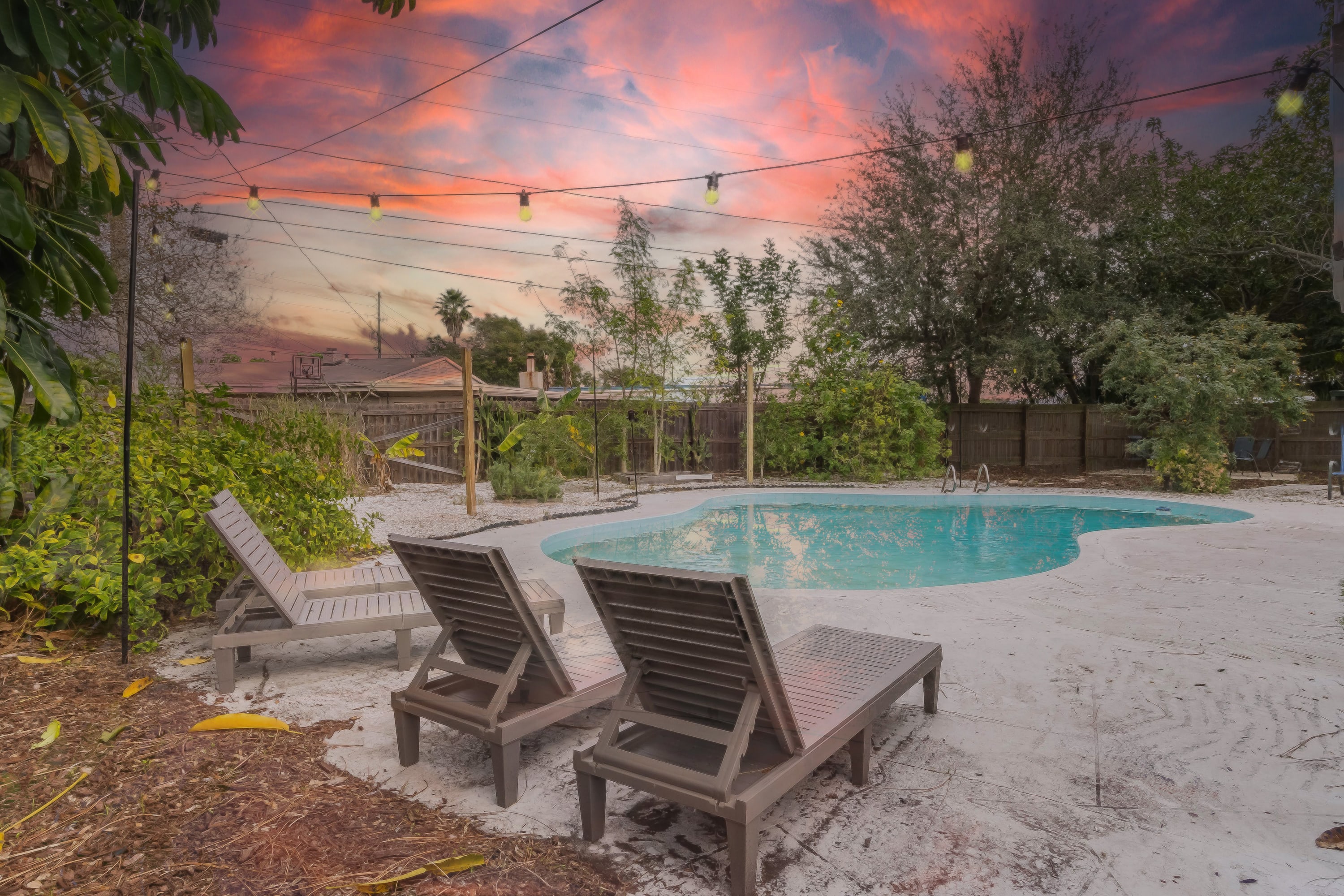 Sunny 3BR escape w/ tiki patio dining & yard
