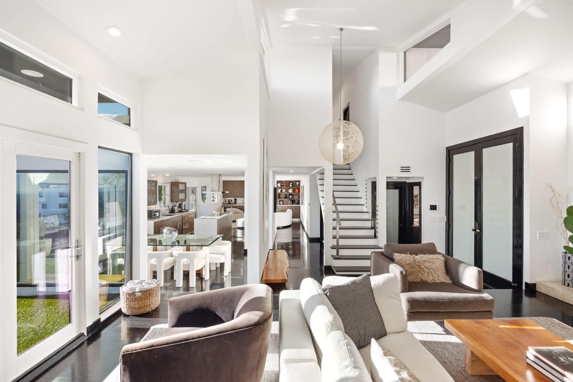 Indulge in stylish luxury in our chic living space.