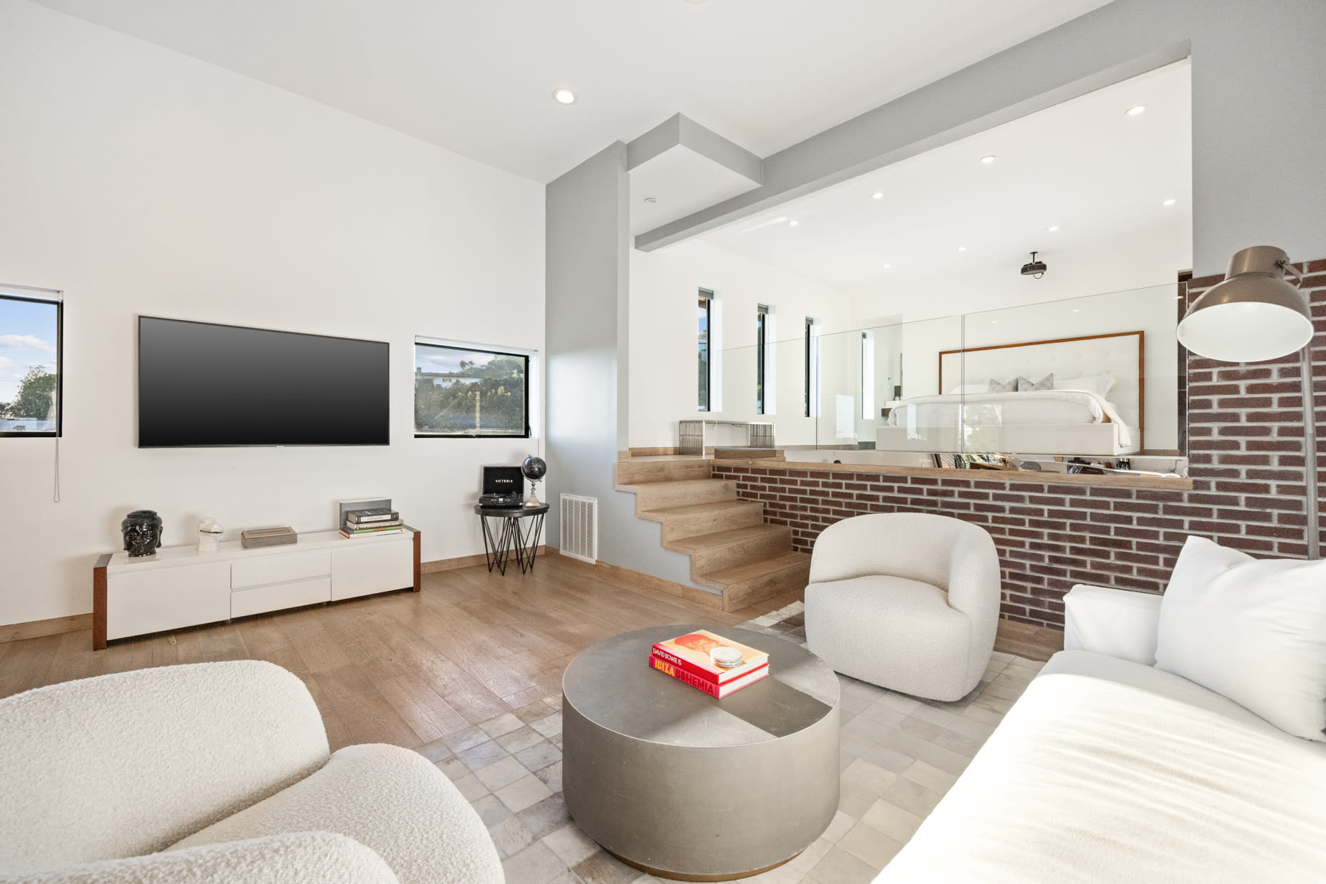 Step into the elegant living quarters of Guest Bedroom #3, a serene sanctuary amidst modern comfort and sophistication.