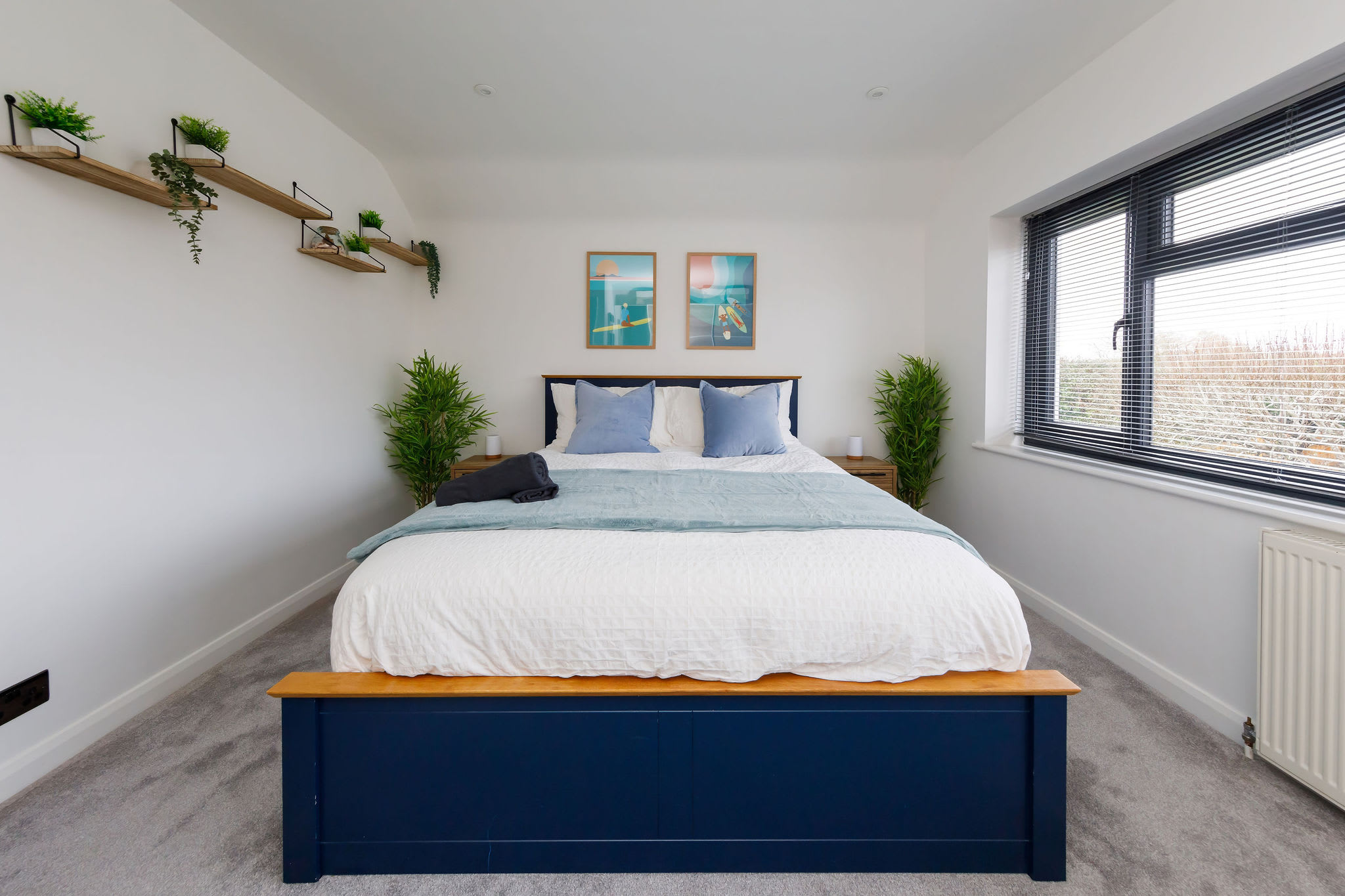 Find rest and tranquillity with comfy furnishings.