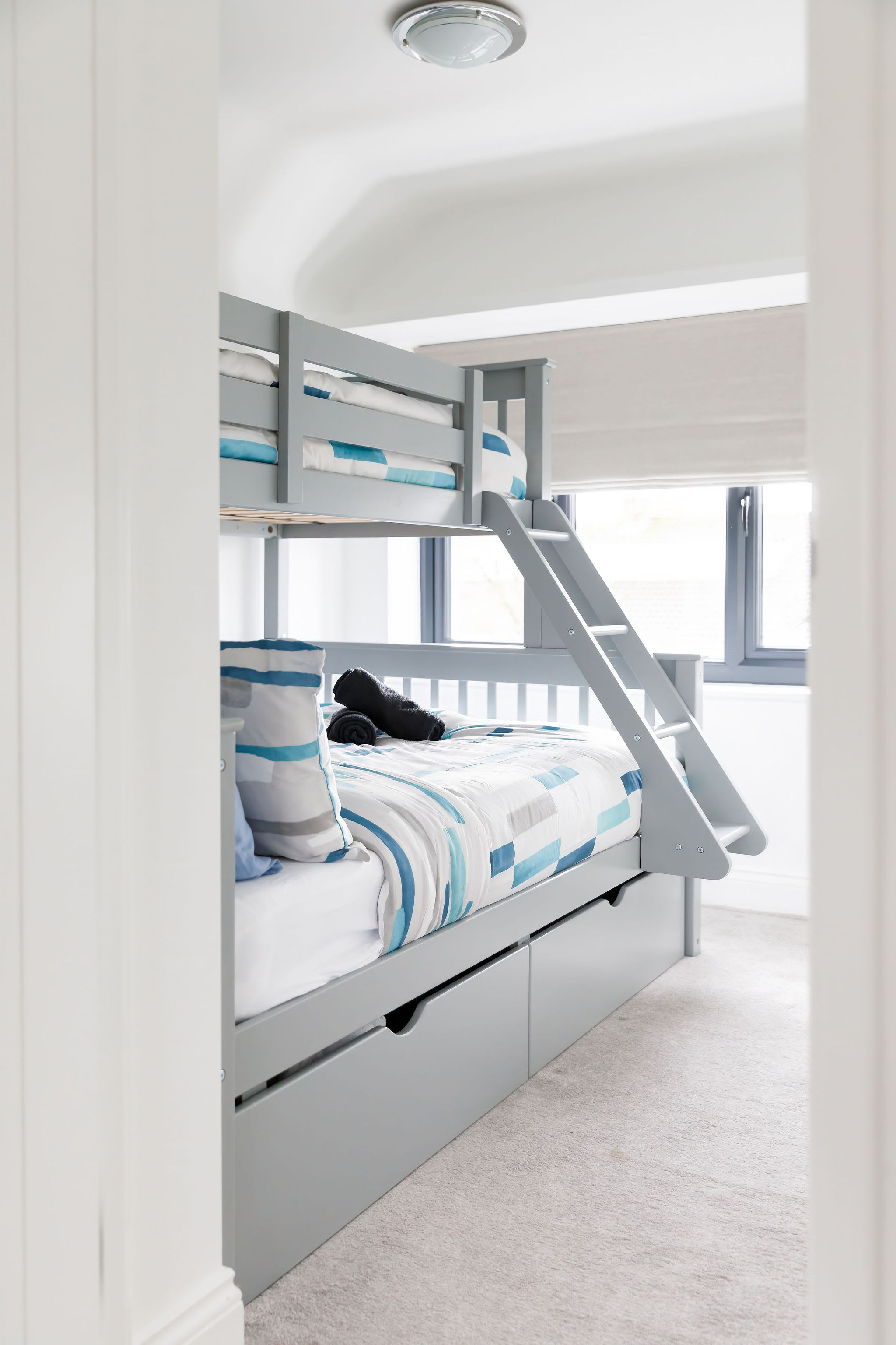 The bunk room is perfect for children to share, this room can sleep up to 3 persons.