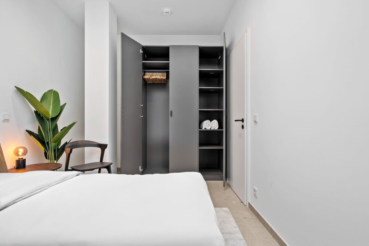 Rest easy in a space designed for comfort, complete with ample storage for all your needs.