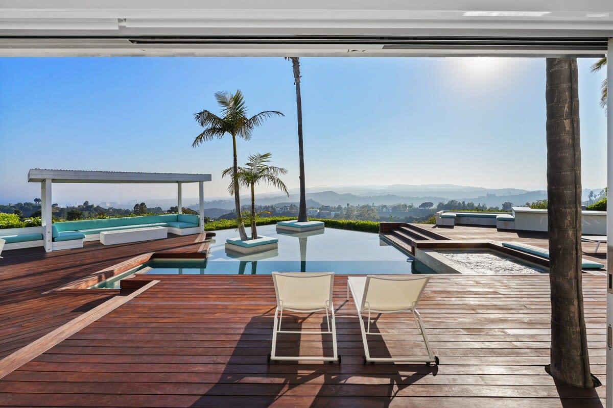 Cook with a view as the kitchen offers picturesque scenes of the surrounding beauty.