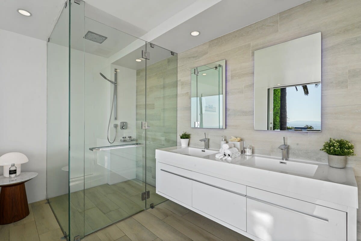 His and hers sinks add convenience and luxury to your daily routines.