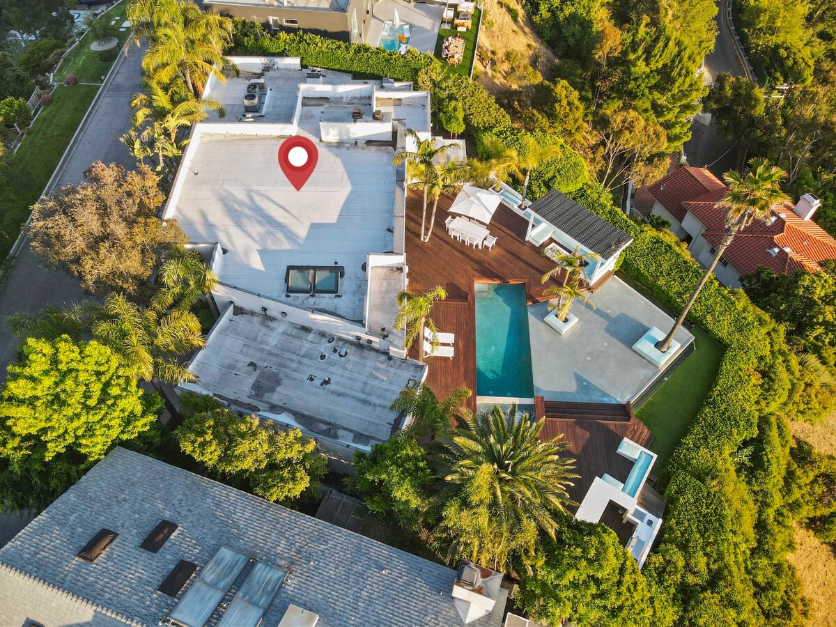 Awe-Inspiring Aerial View of the Home