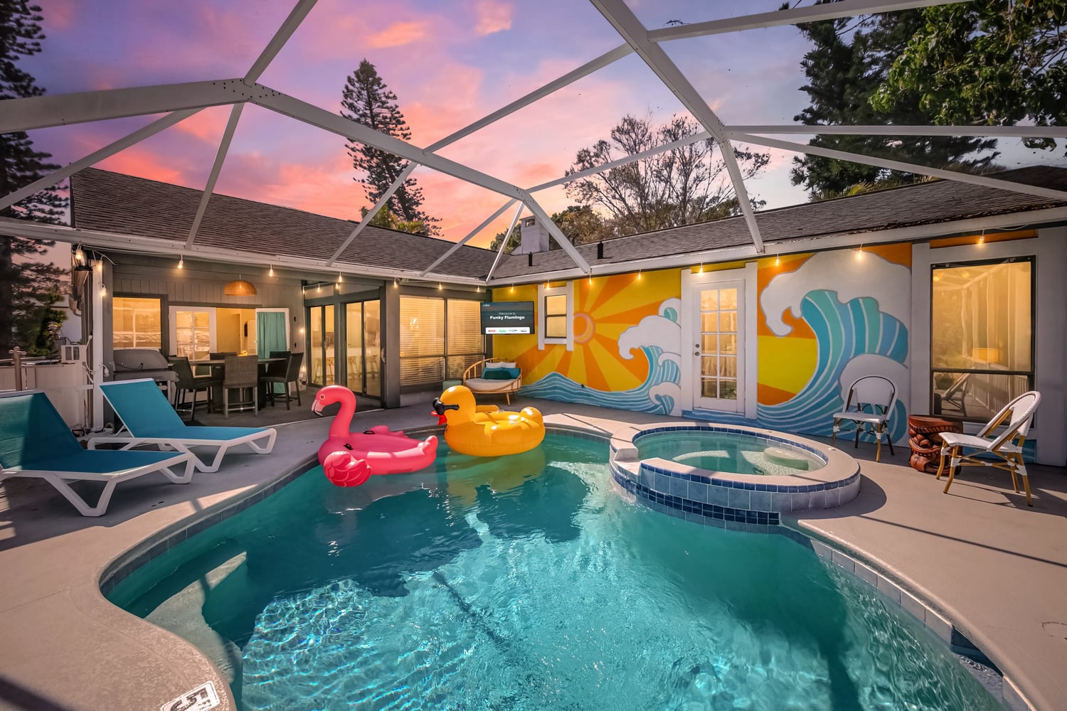 Funky Flamingo! Beach Gear and Heated Pool — Bradenton, FL — vacation rental
